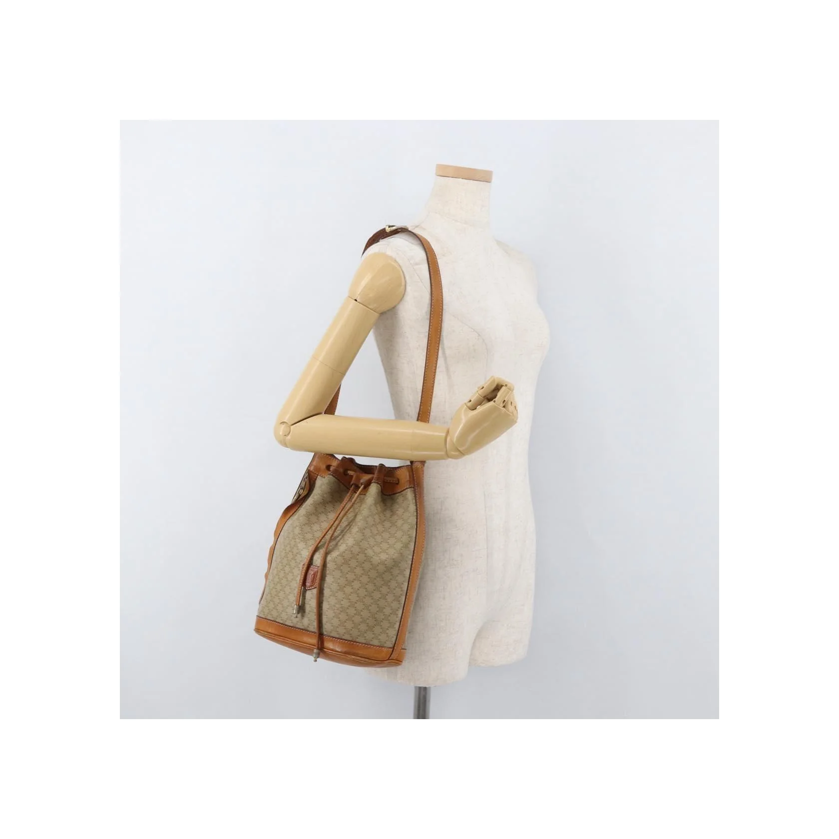 Sac Seau À Cordon Celine - Beige - Image 23