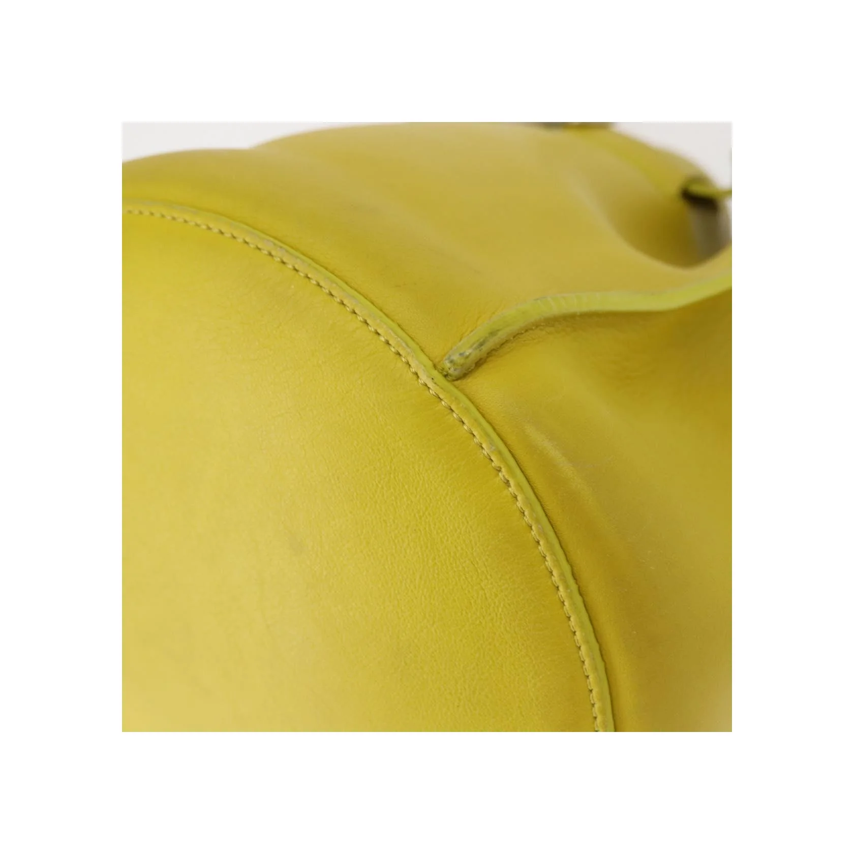 Grand Sac Seau Celine Longue Bandoulière - Yellow - Image 10