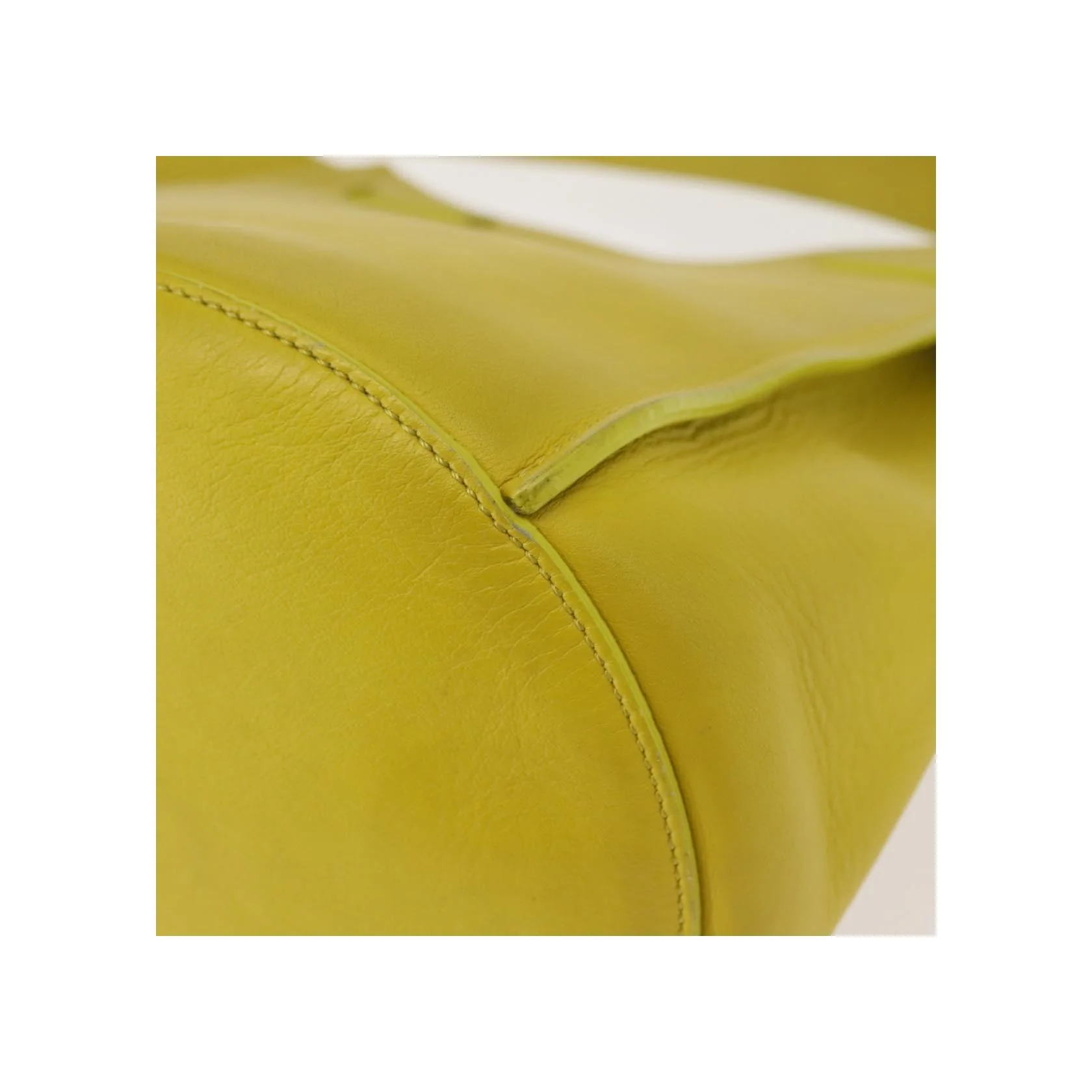 Grand Sac Seau Celine Longue Bandoulière - Yellow - Image 12