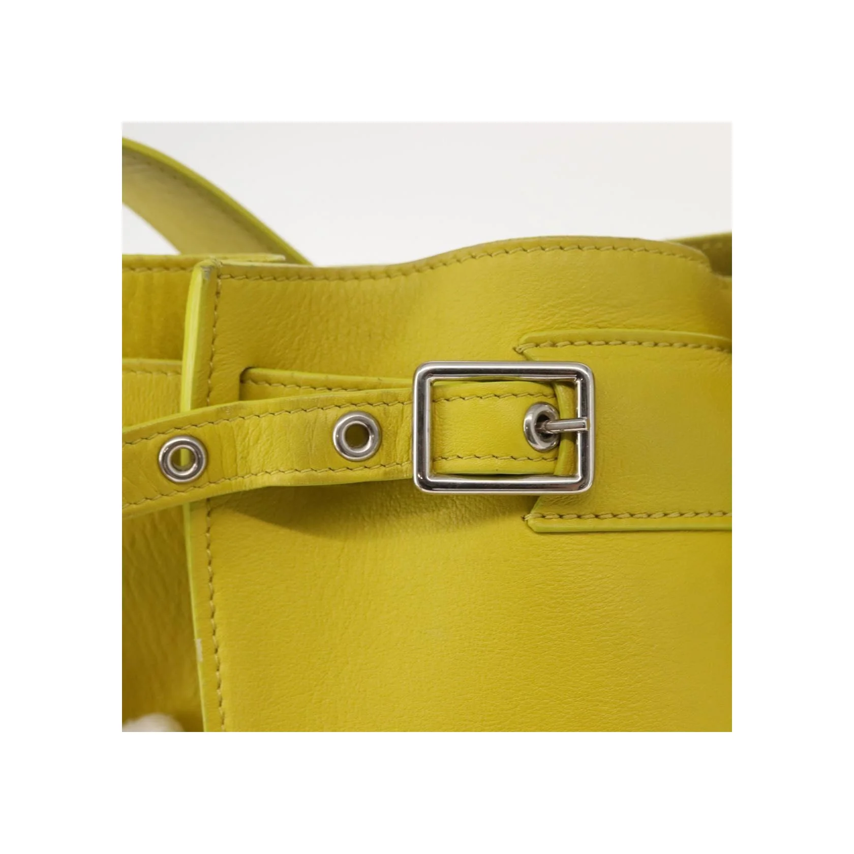 Grand Sac Seau Celine Longue Bandoulière - Yellow - Image 13