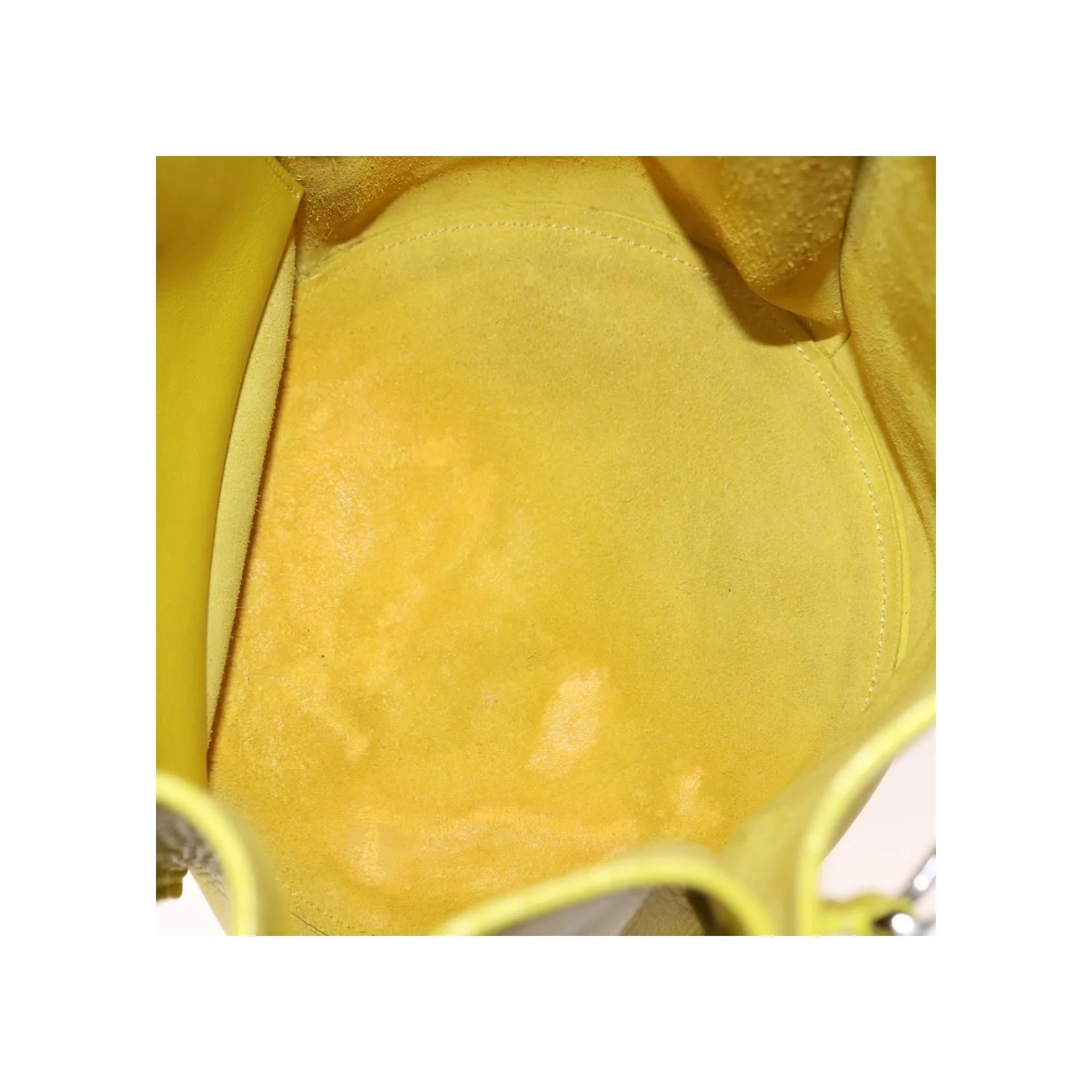 Grand Sac Seau Celine Longue Bandoulière - Yellow - Image 5