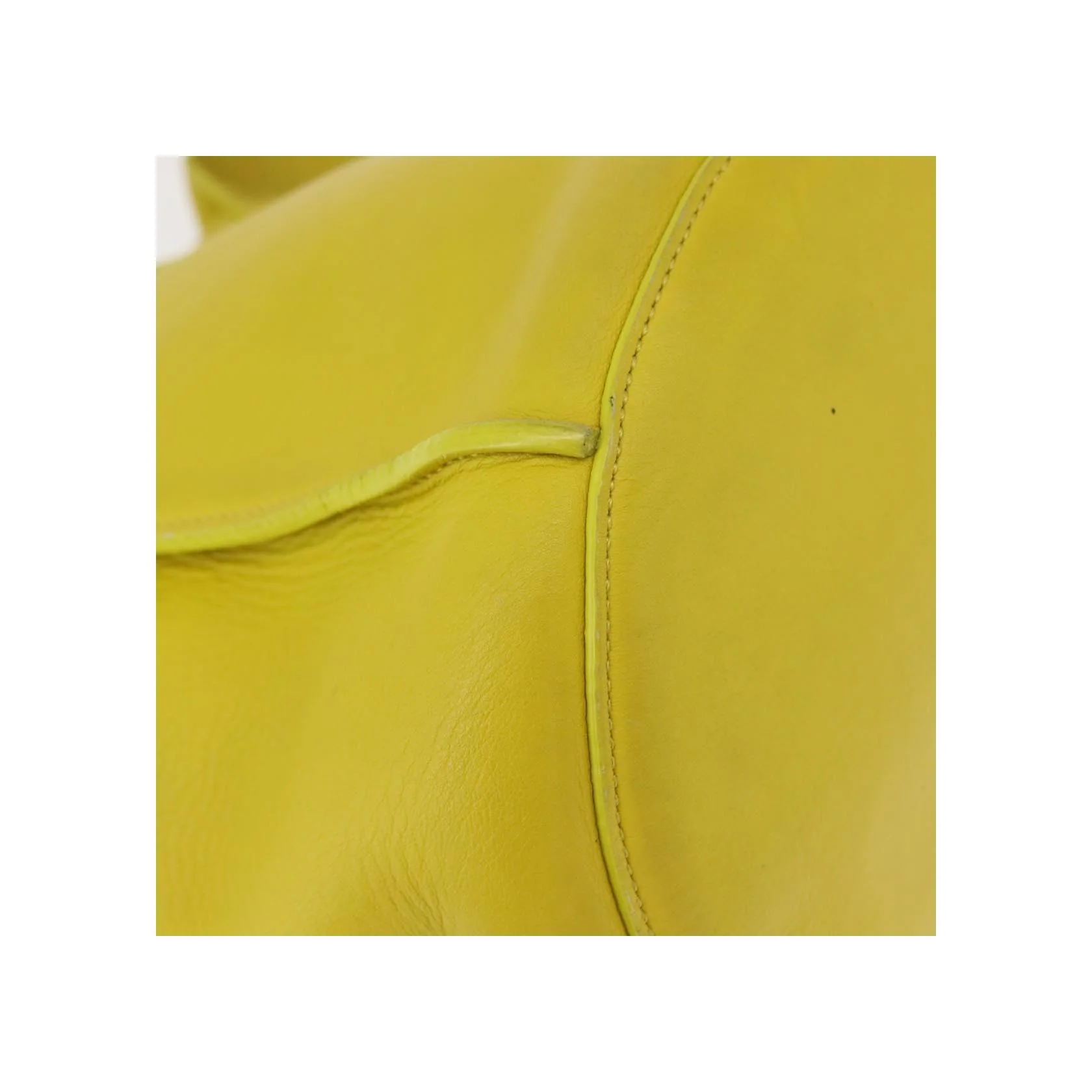 Grand Sac Seau Celine Longue Bandoulière - Yellow - Image 9