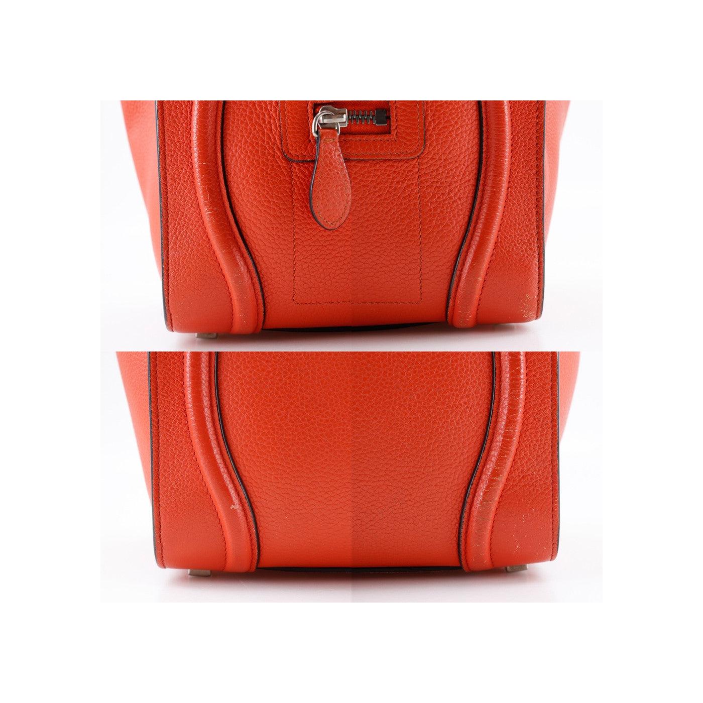 Sac Celine Luggage - Red - Image 7