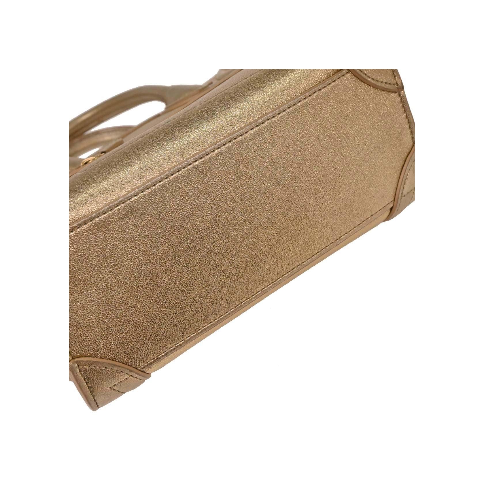 Sac Celine Luggage - Gold - Image 7