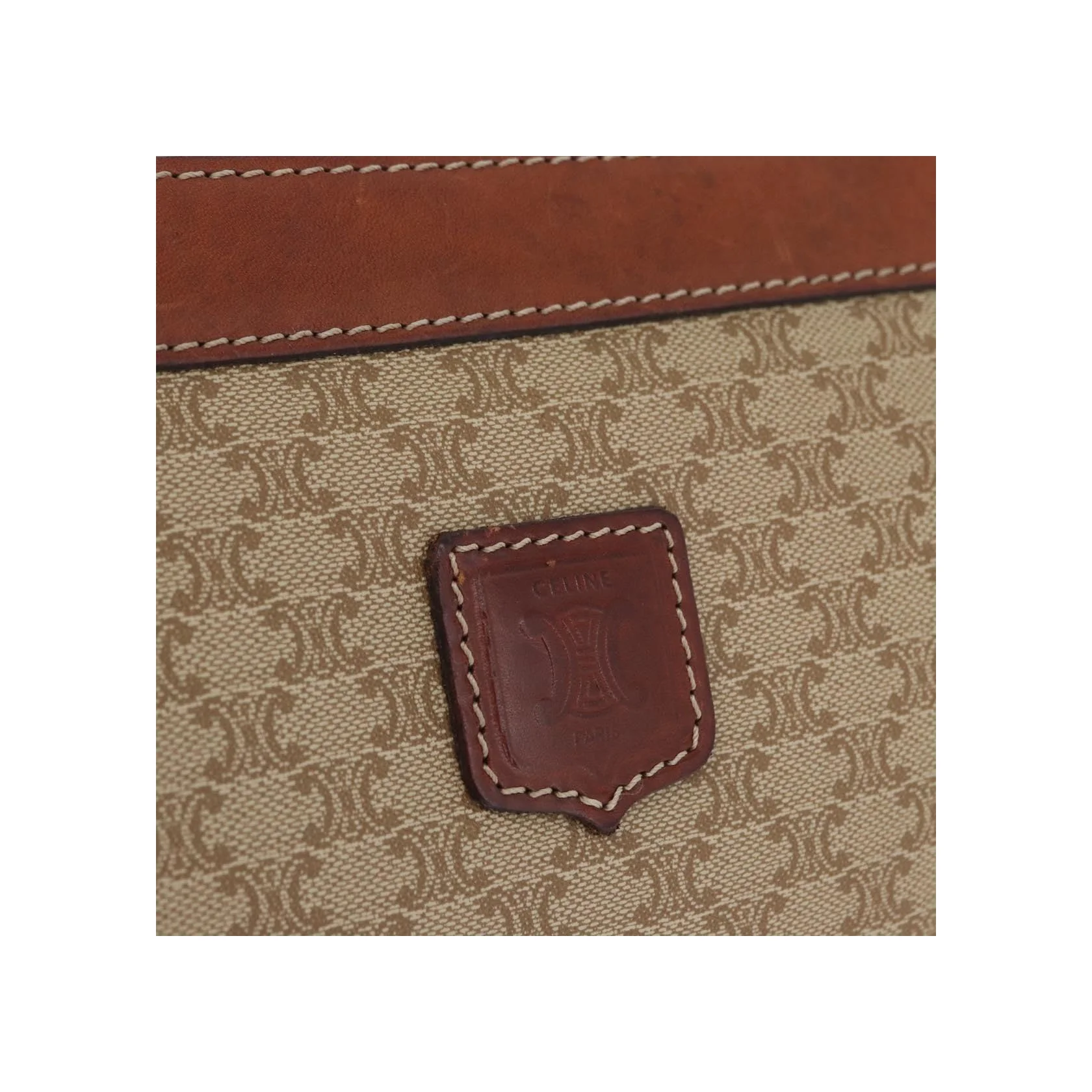 Pochette Celine Macadam - Beige - Image 16