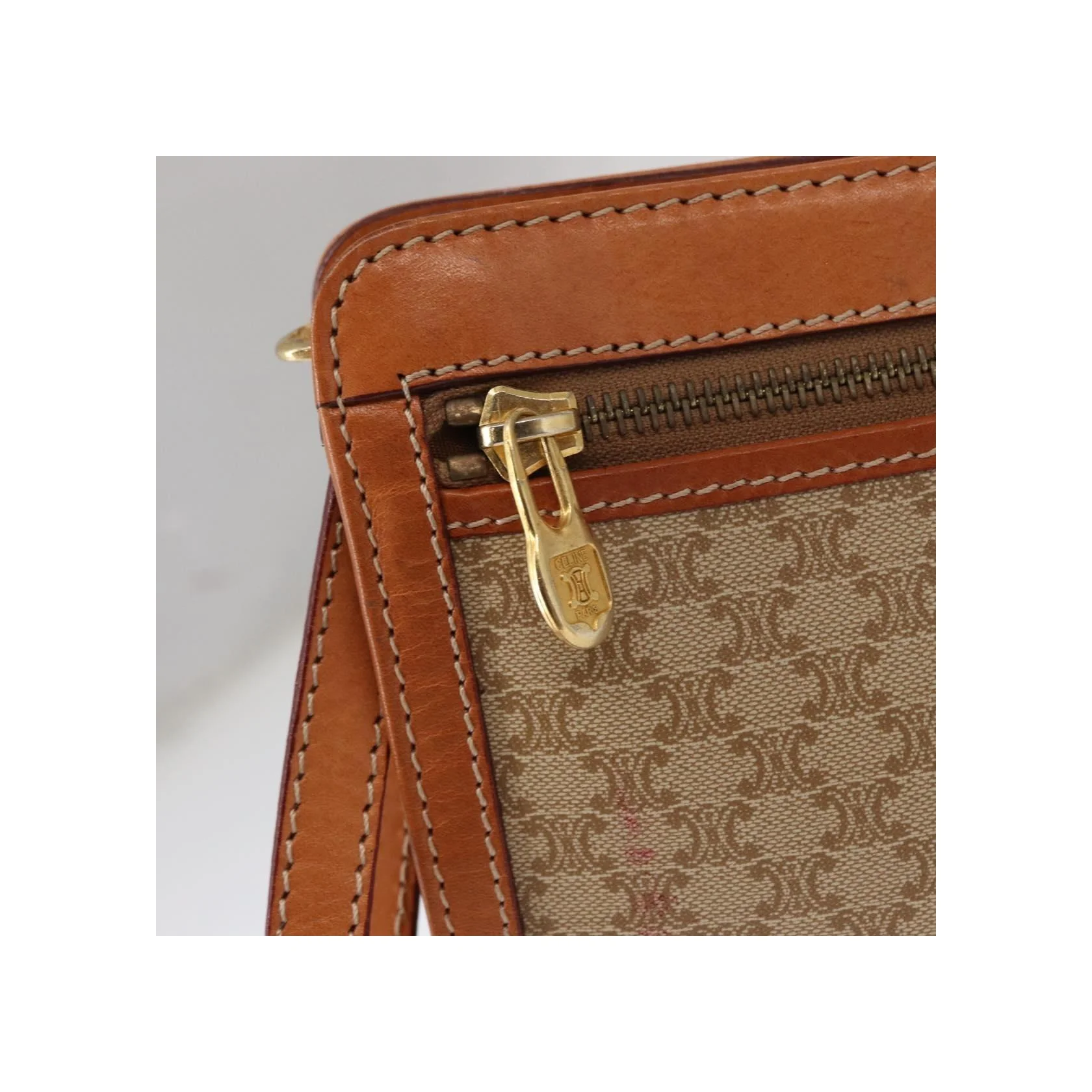 Pochette Celine Macadam - Beige - Image 12