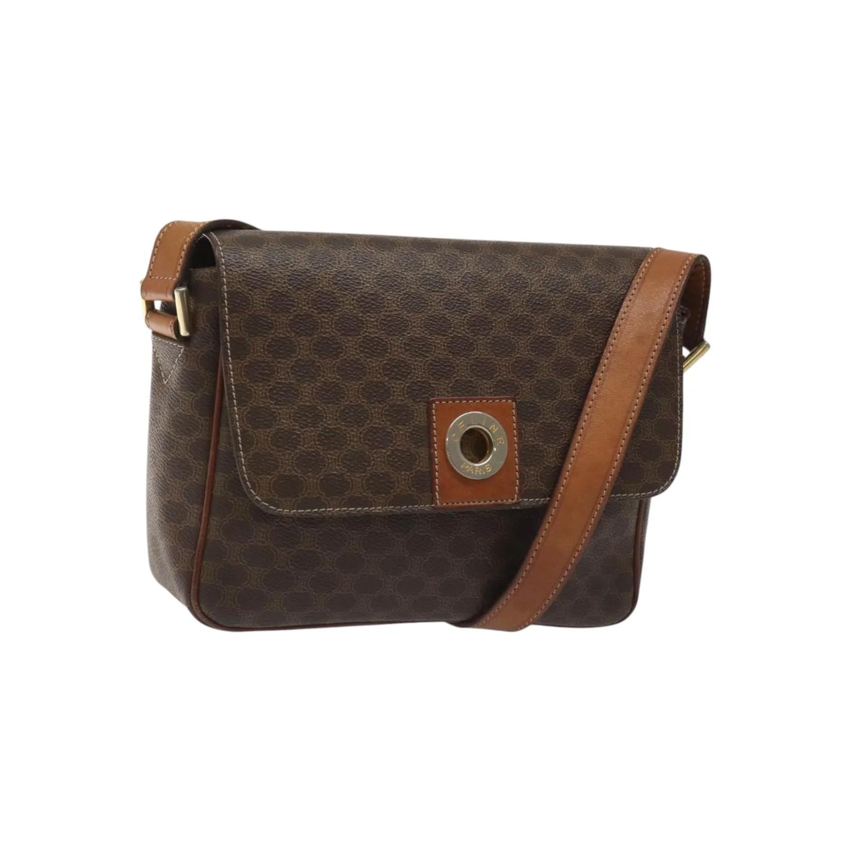 Sac À Bandoulière Celine Macadam - Brown - Image 21