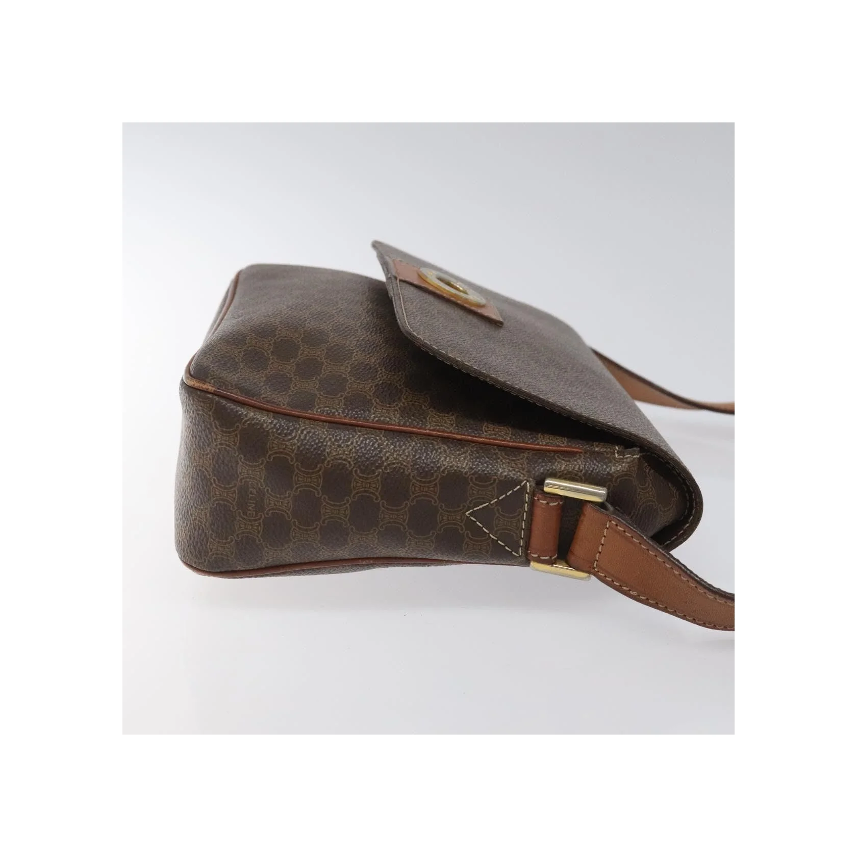 Sac À Bandoulière Celine Macadam - Brown - Image 3