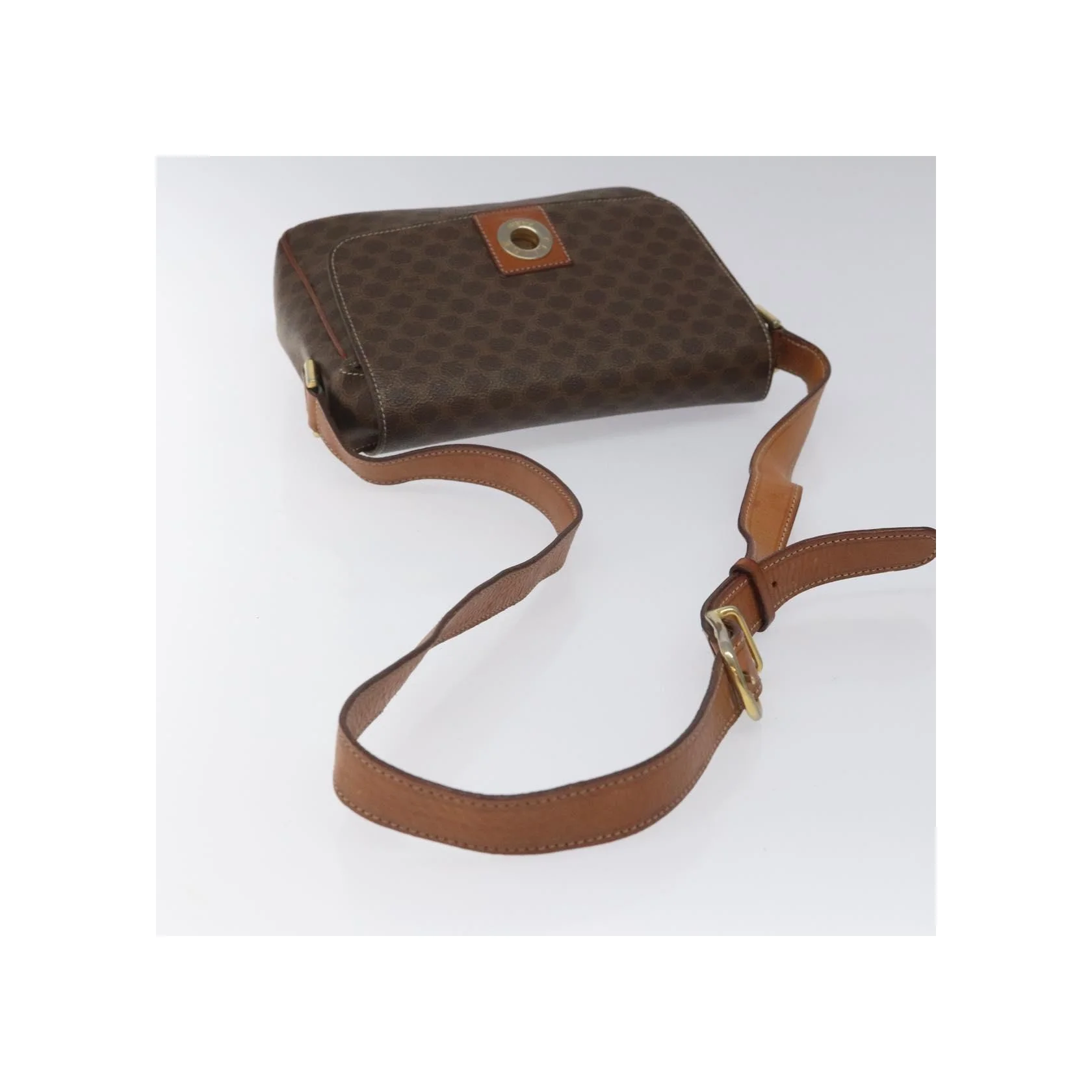Sac À Bandoulière Celine Macadam - Brown - Image 7