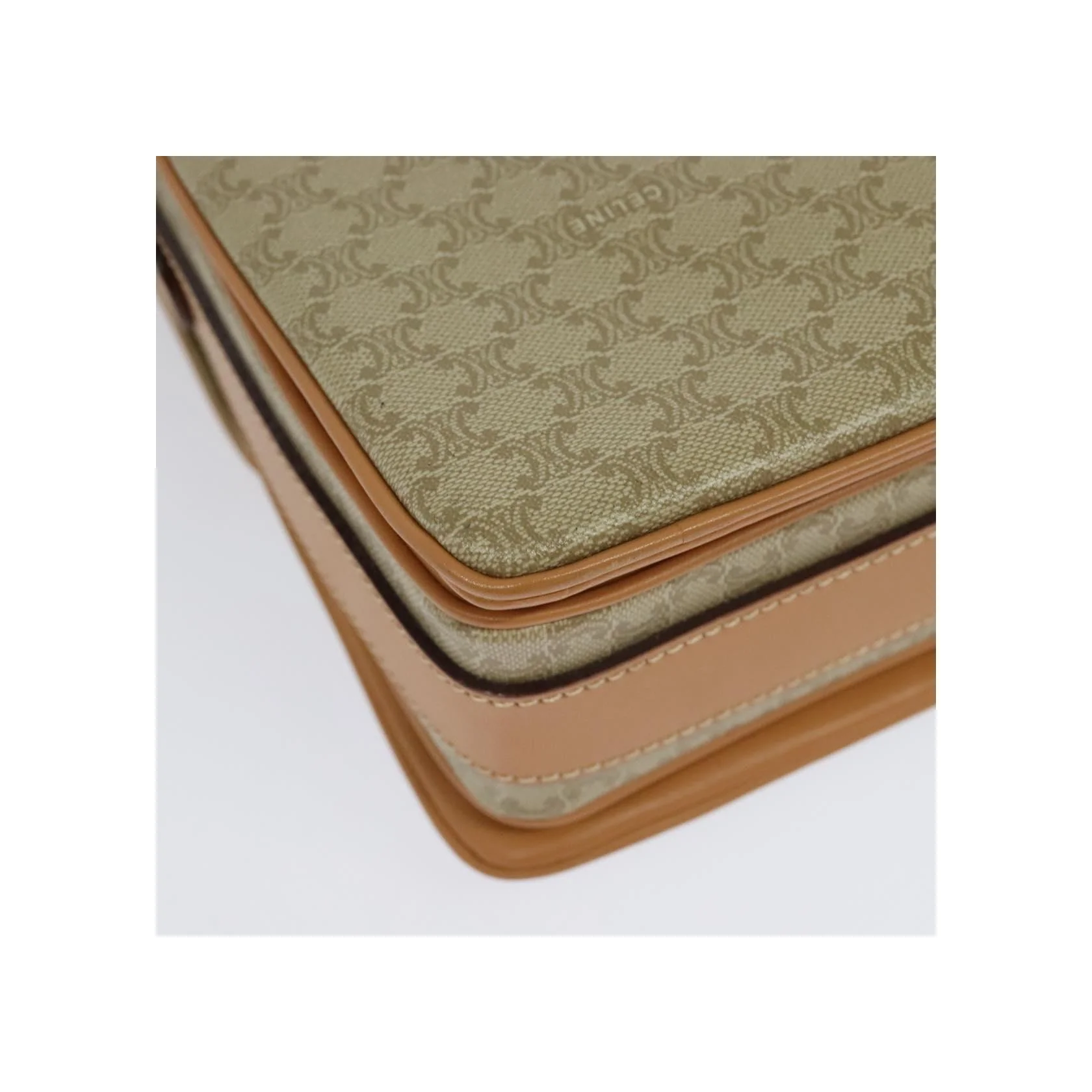 Sac À Bandoulière Celine Macadam - Beige - Image 10