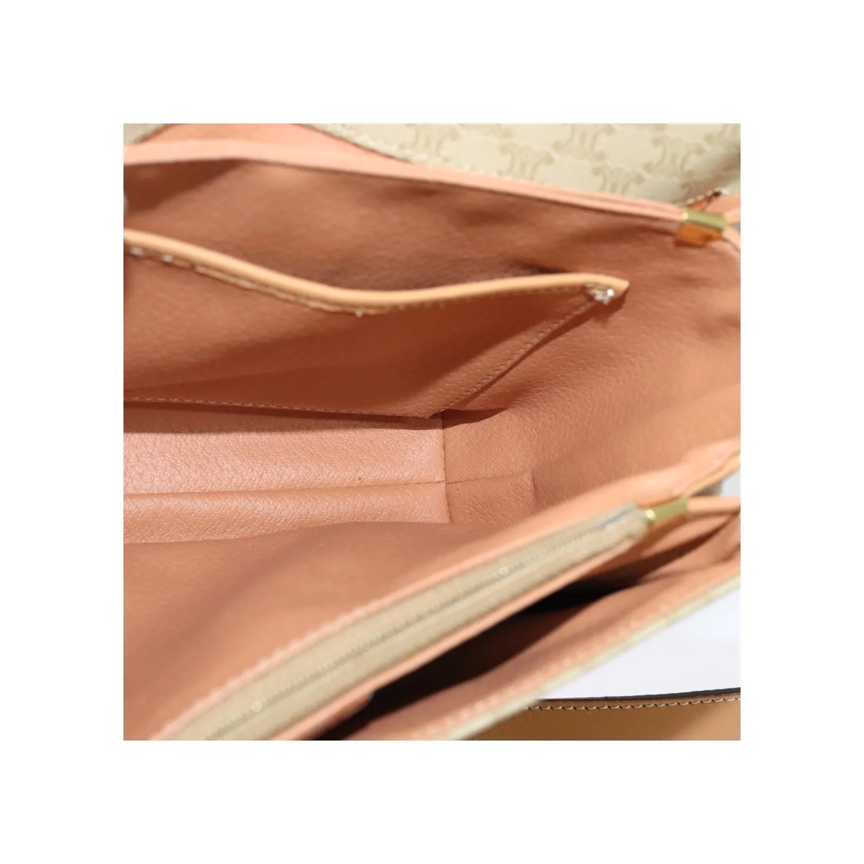 Sac À Bandoulière Celine Macadam - Beige - Image 19