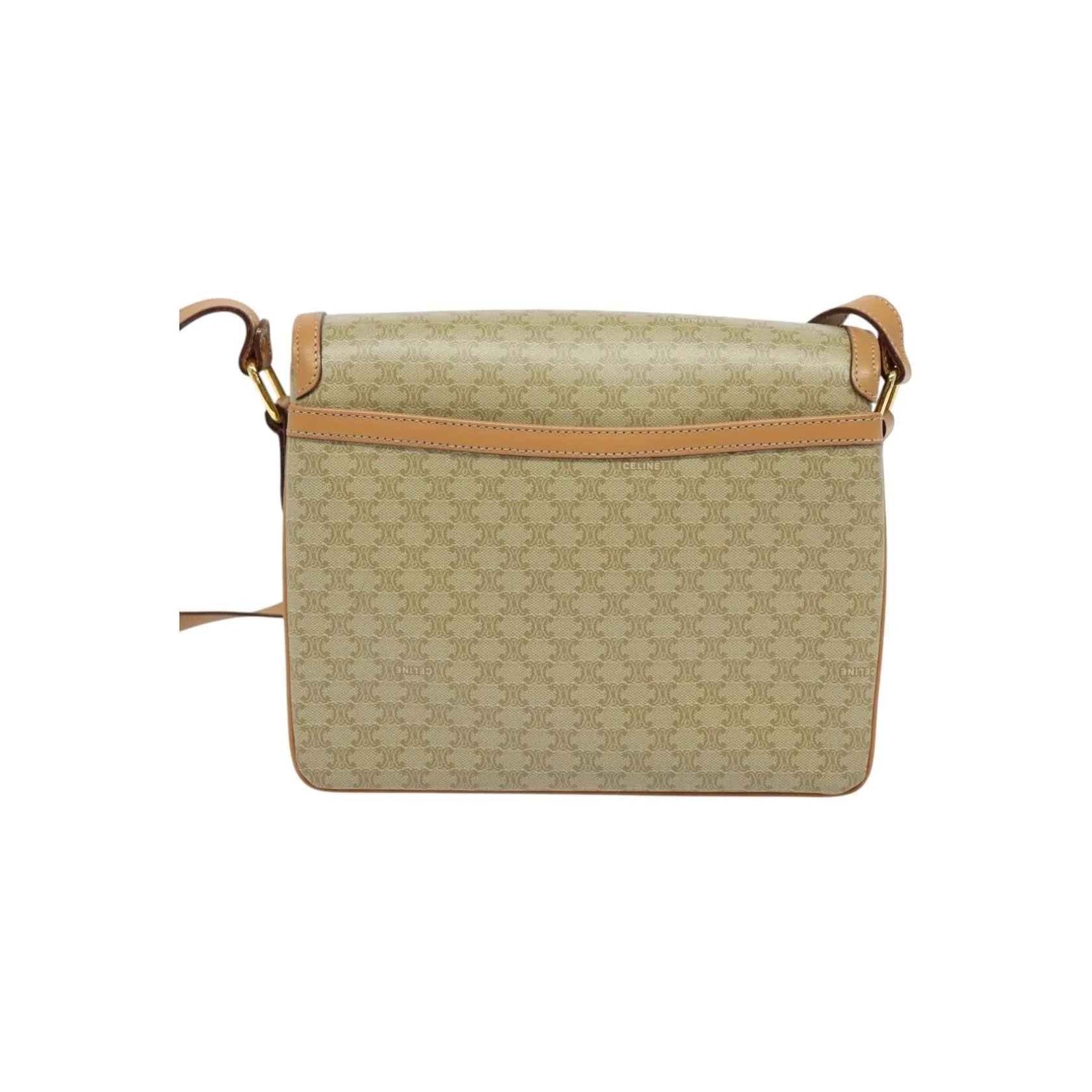 Sac À Bandoulière Celine Macadam - Beige - Image 2