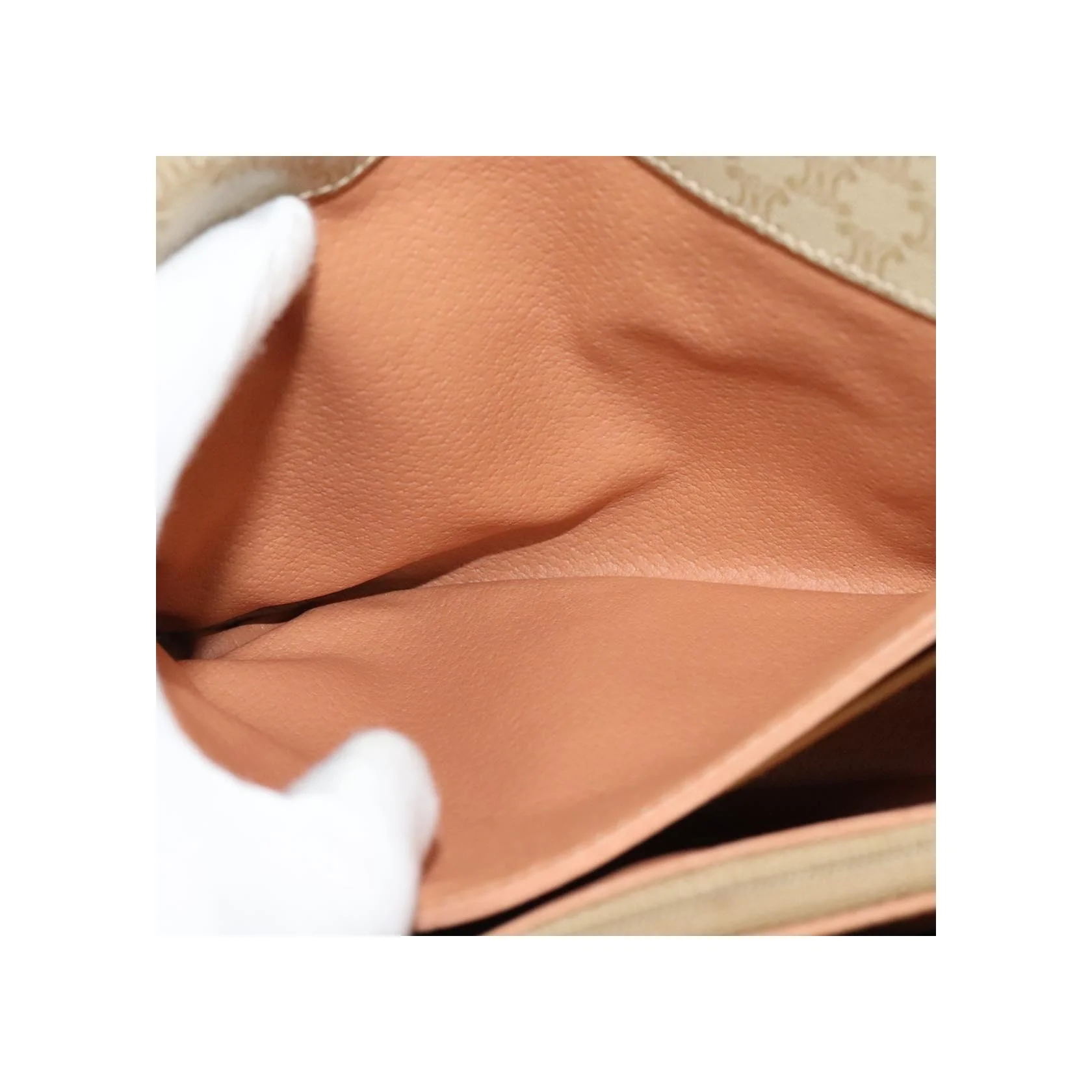 Sac À Bandoulière Celine Macadam - Beige - Image 21