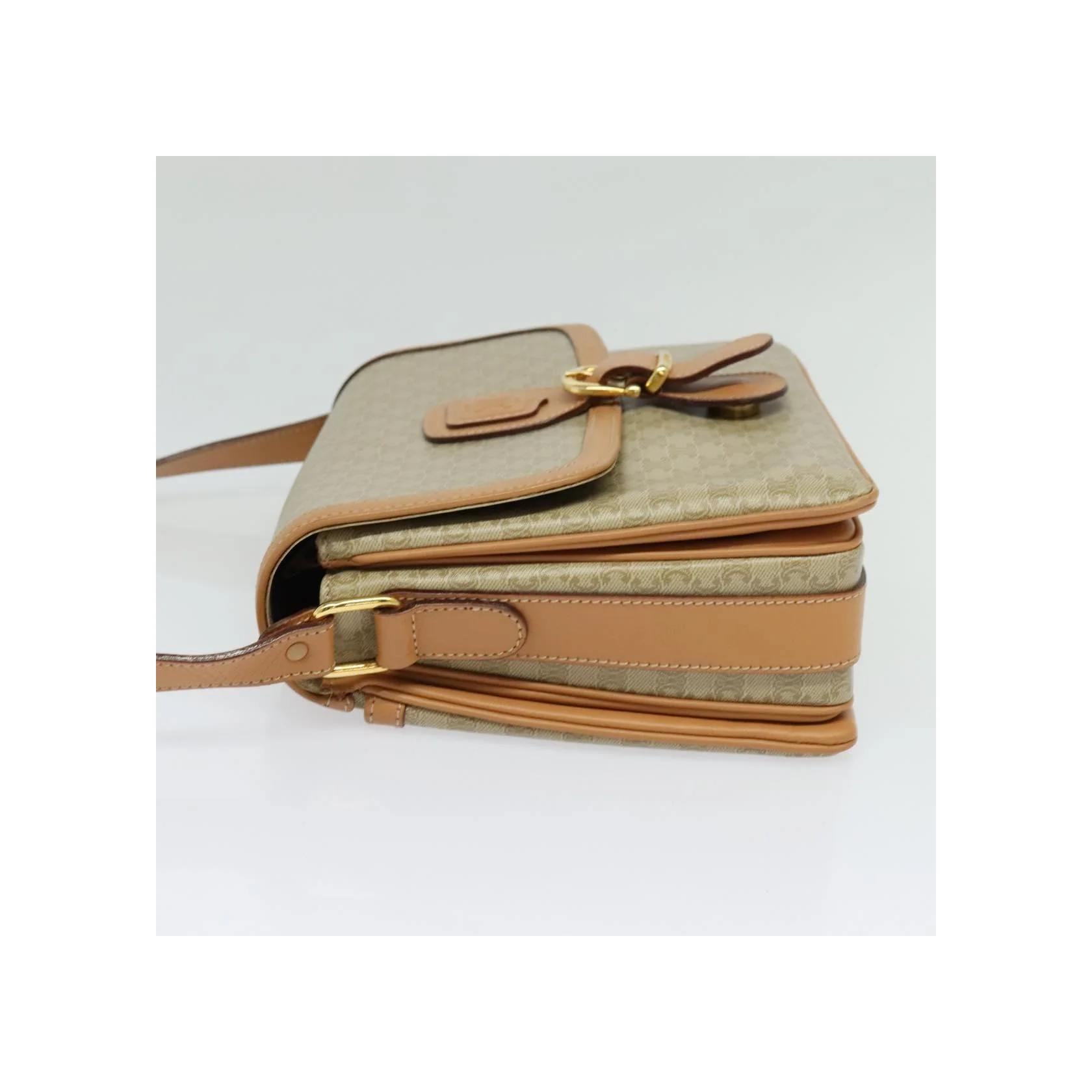 Sac À Bandoulière Celine Macadam - Beige - Image 3