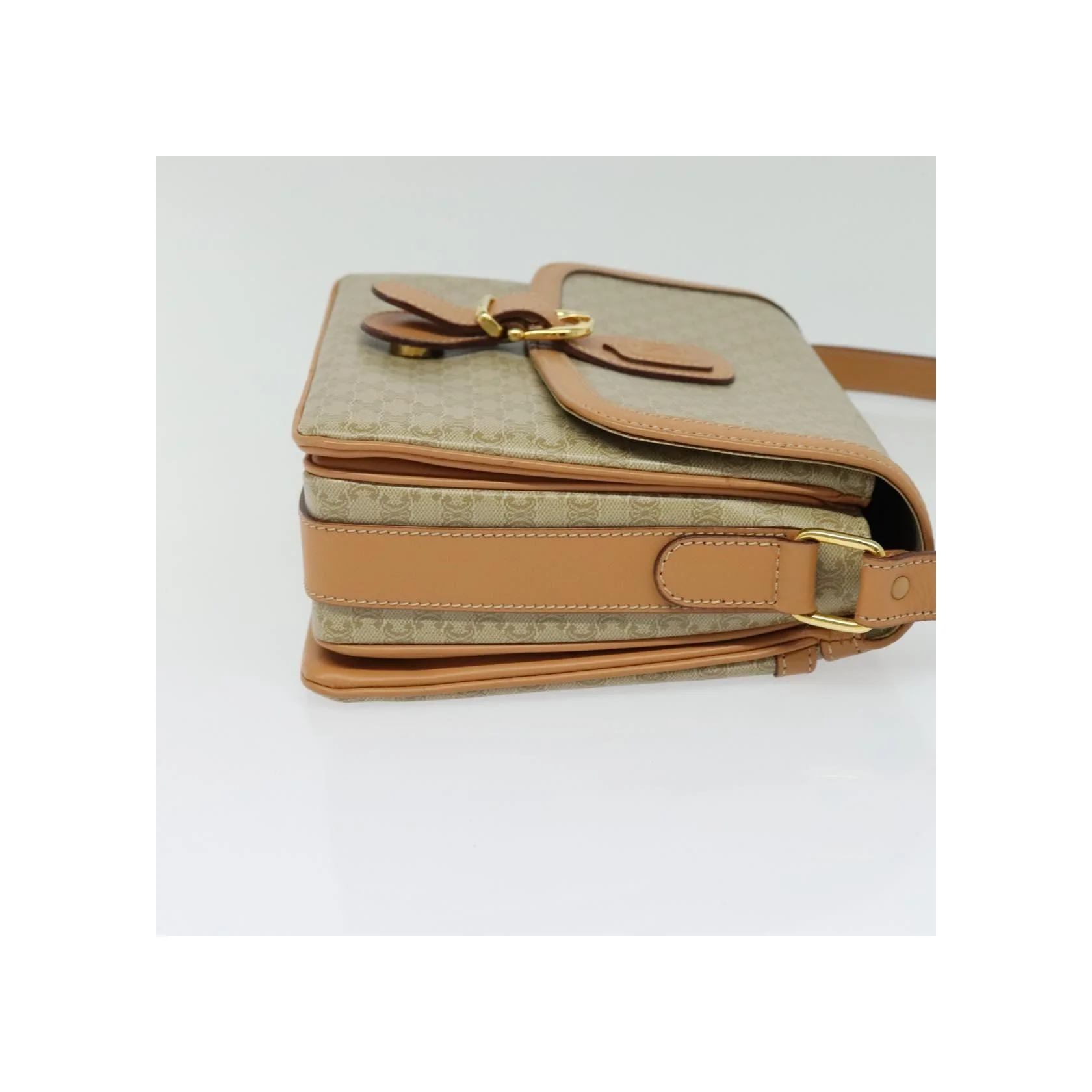Sac À Bandoulière Celine Macadam - Beige - Image 4