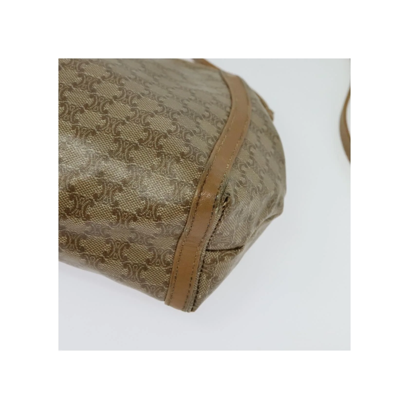 Sac À Bandoulière Celine Macadam - Beige - Image 14