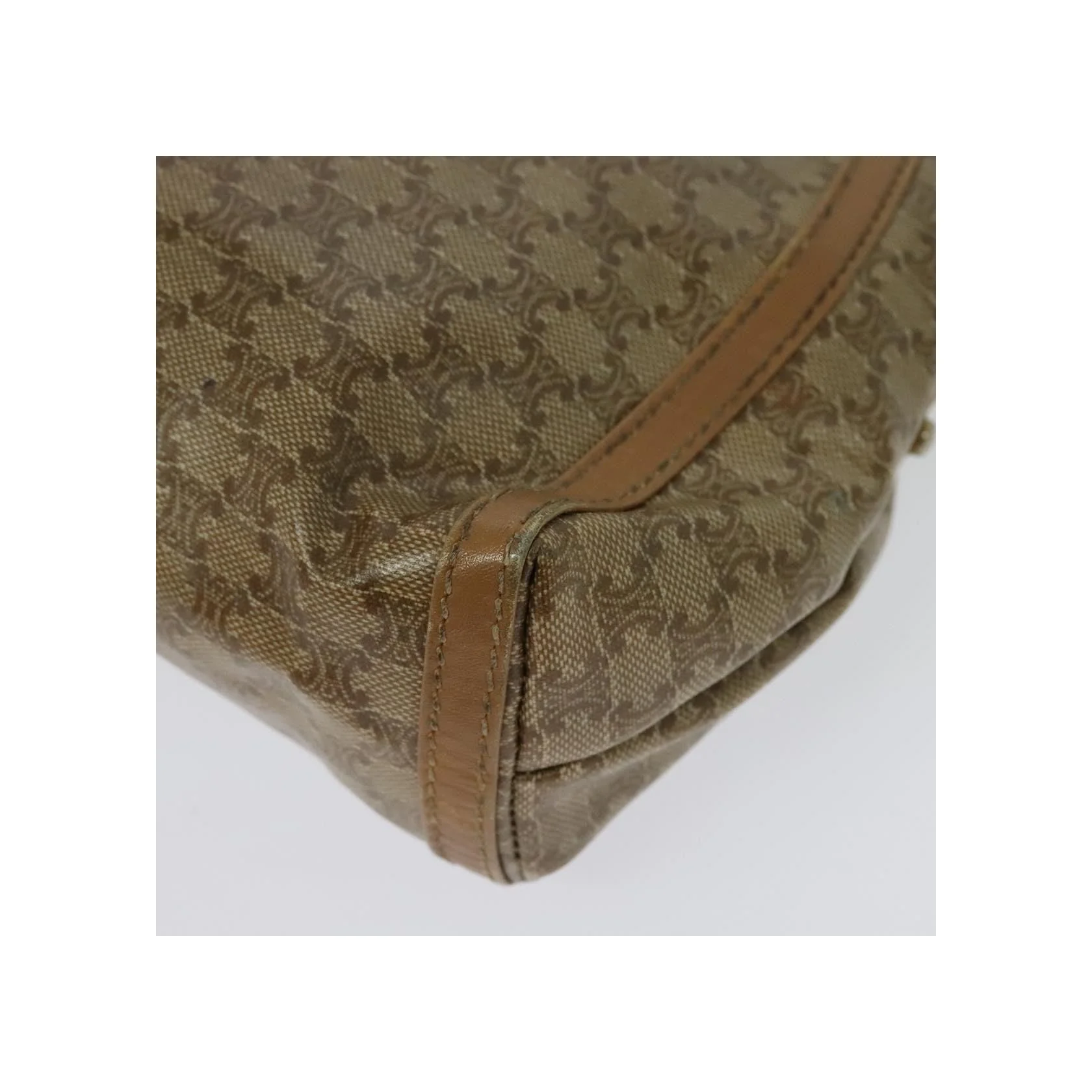 Sac À Bandoulière Celine Macadam - Beige - Image 16