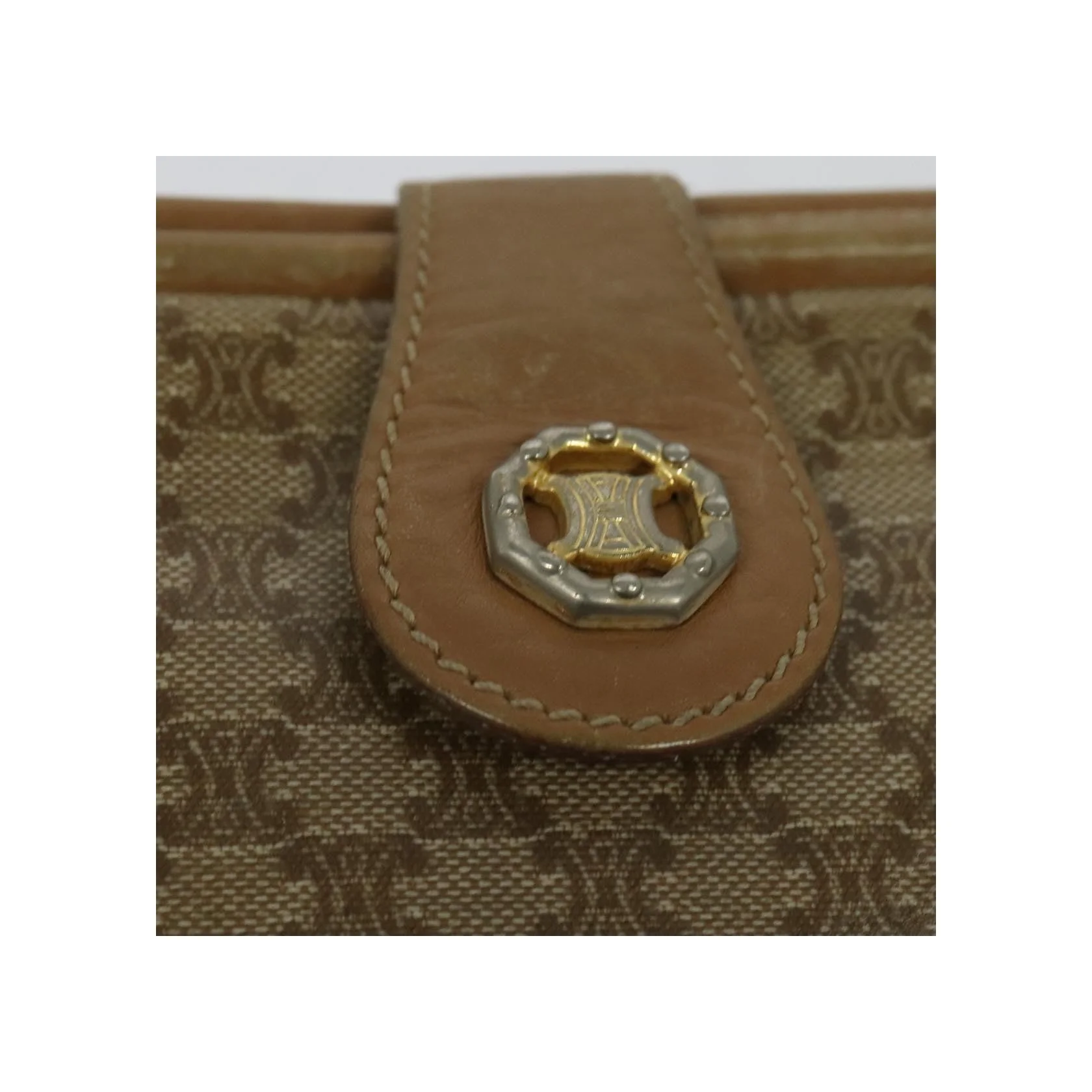 Sac À Bandoulière Celine Macadam - Beige - Image 17