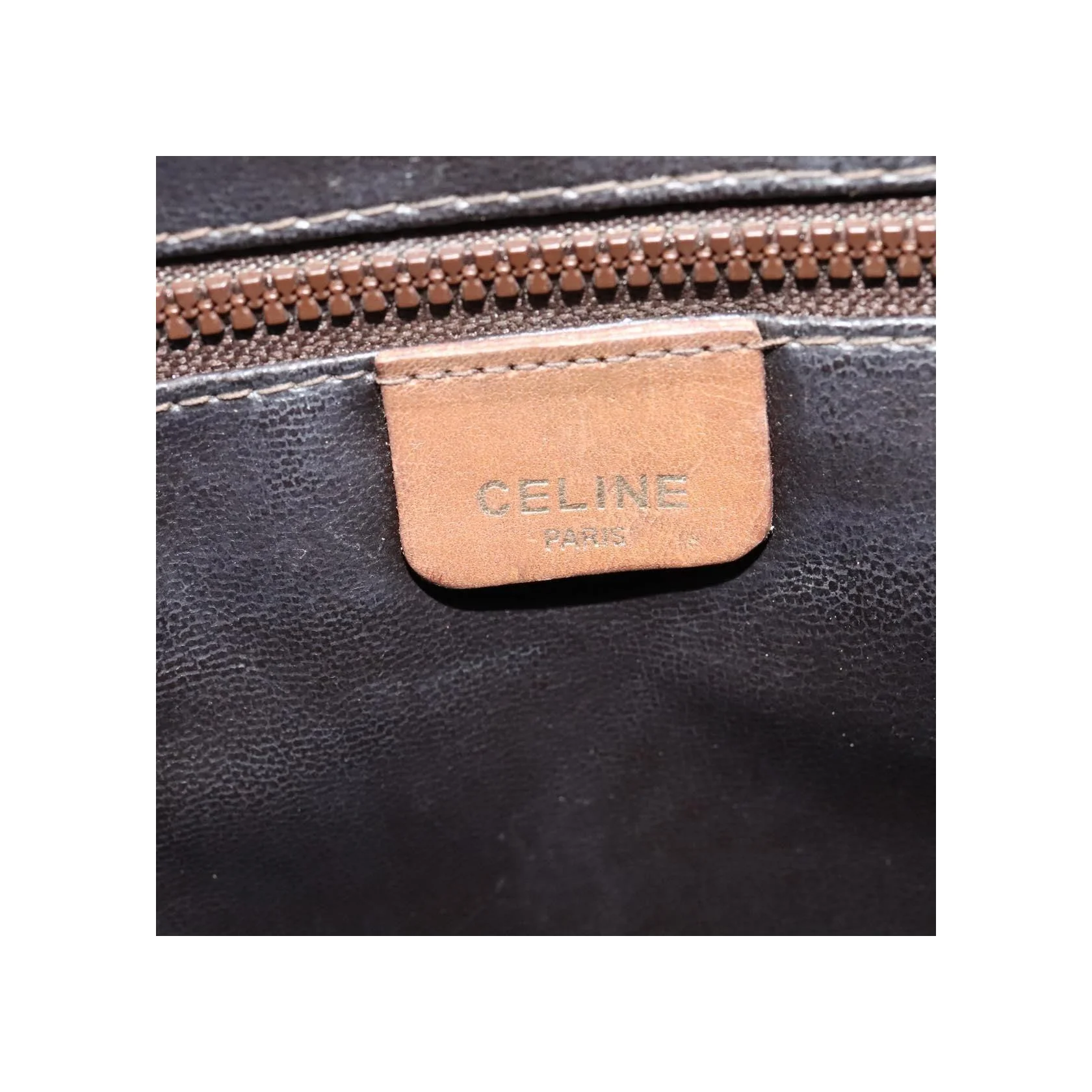 Sac À Bandoulière Celine Macadam - Beige - Image 18