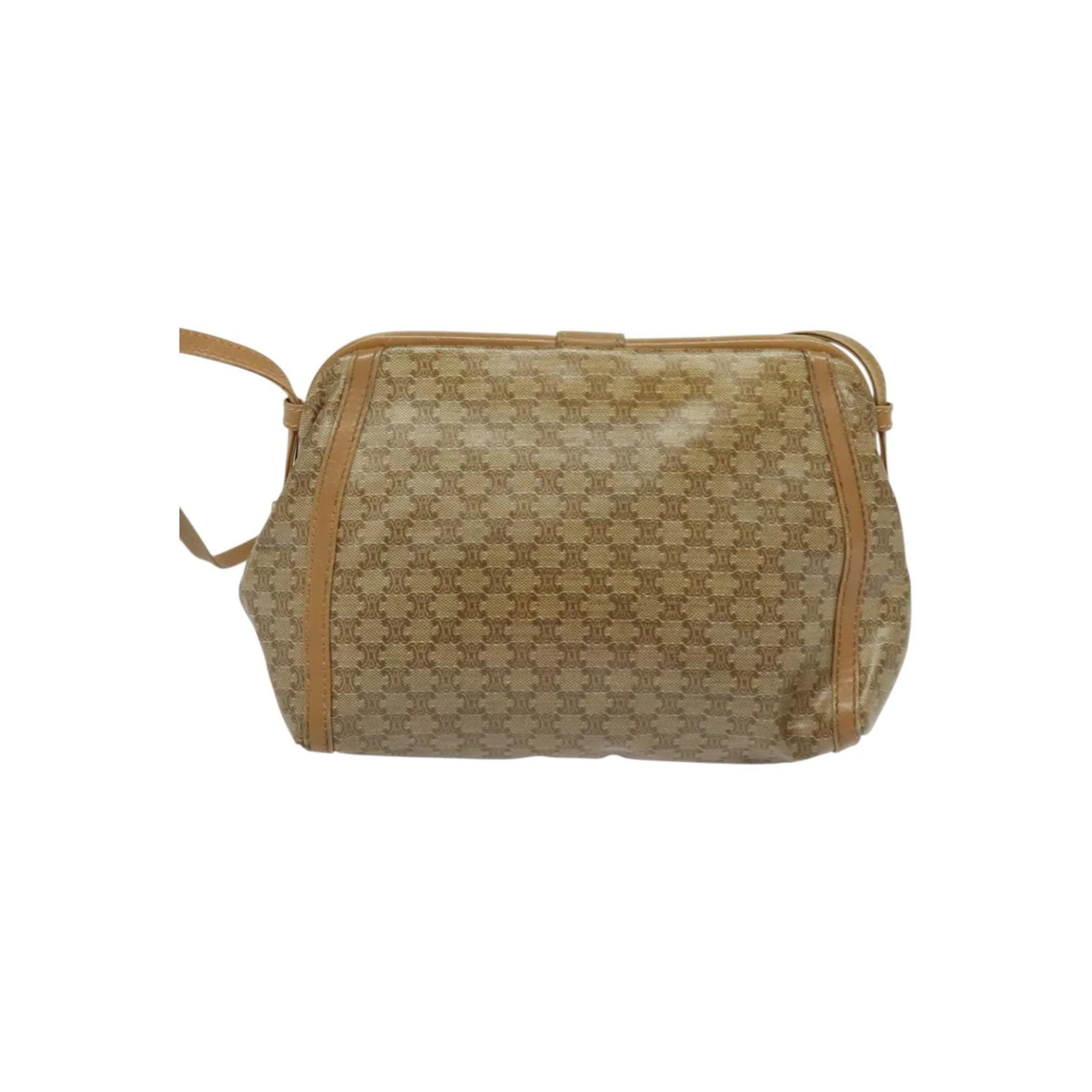 Sac À Bandoulière Celine Macadam - Beige - Image 2