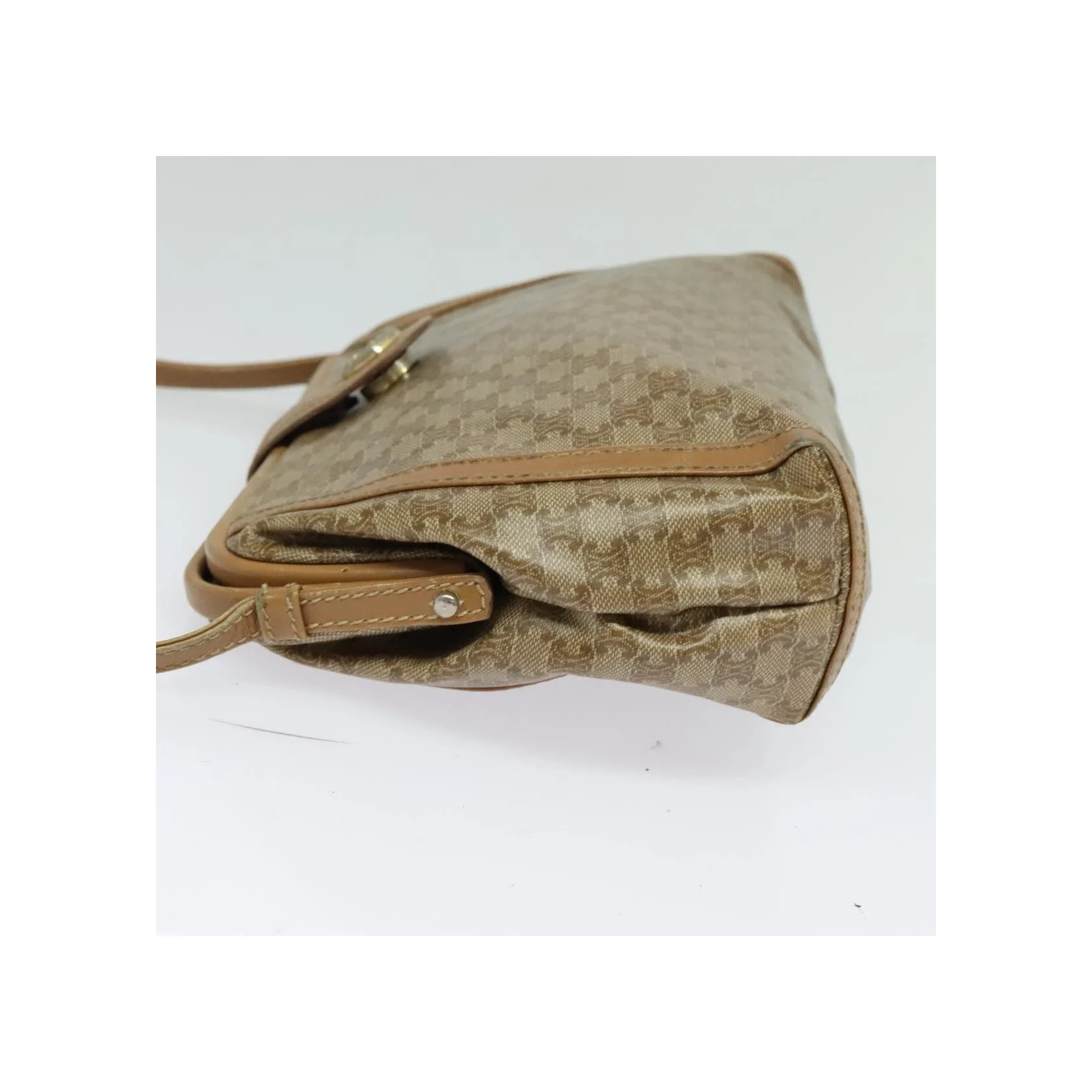 Sac À Bandoulière Celine Macadam - Beige - Image 3