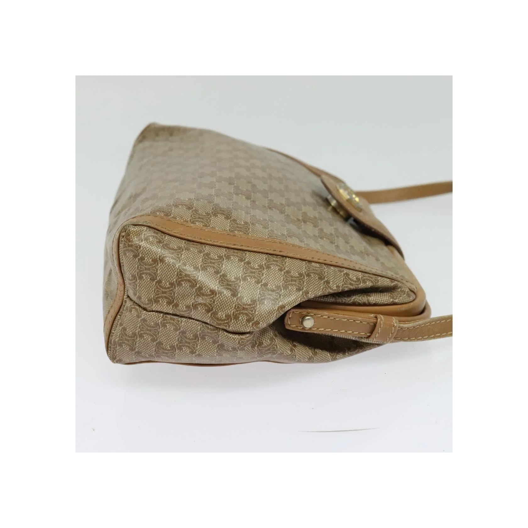 Sac À Bandoulière Celine Macadam - Beige - Image 4