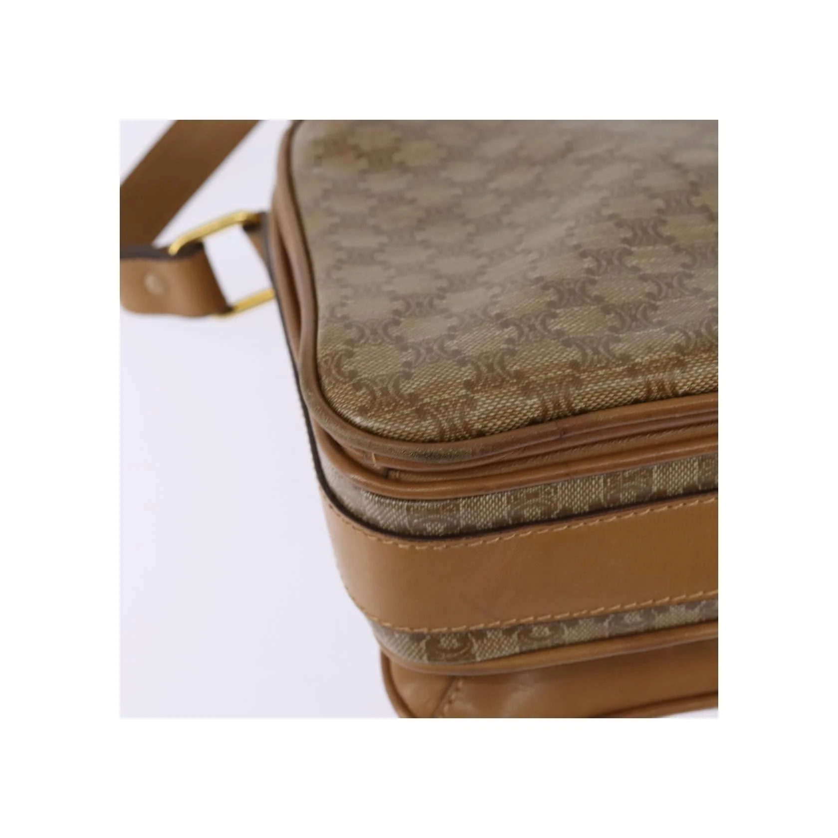 Sac À Bandoulière Celine Macadam - Beige - Image 11