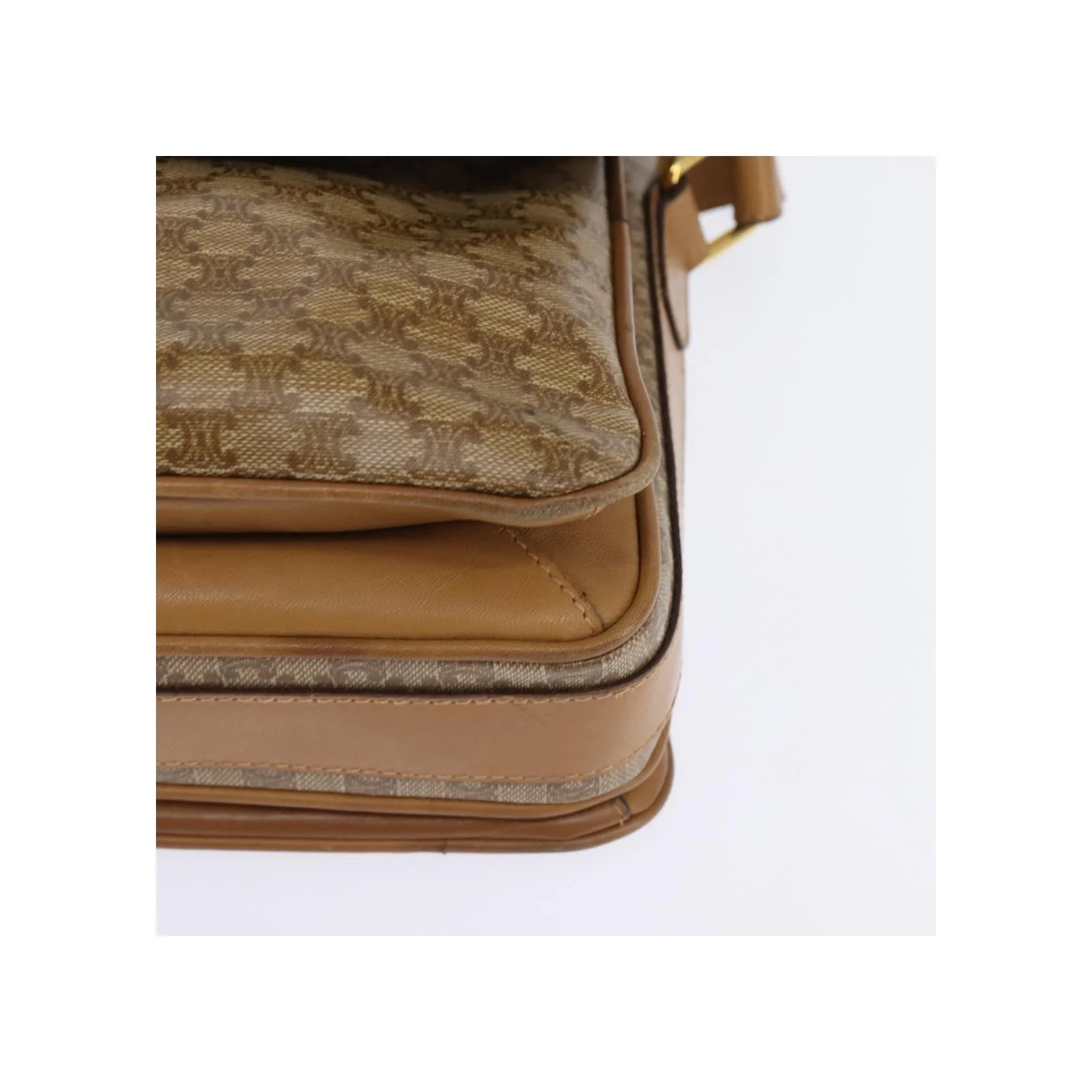 Sac À Bandoulière Celine Macadam - Beige - Image 12