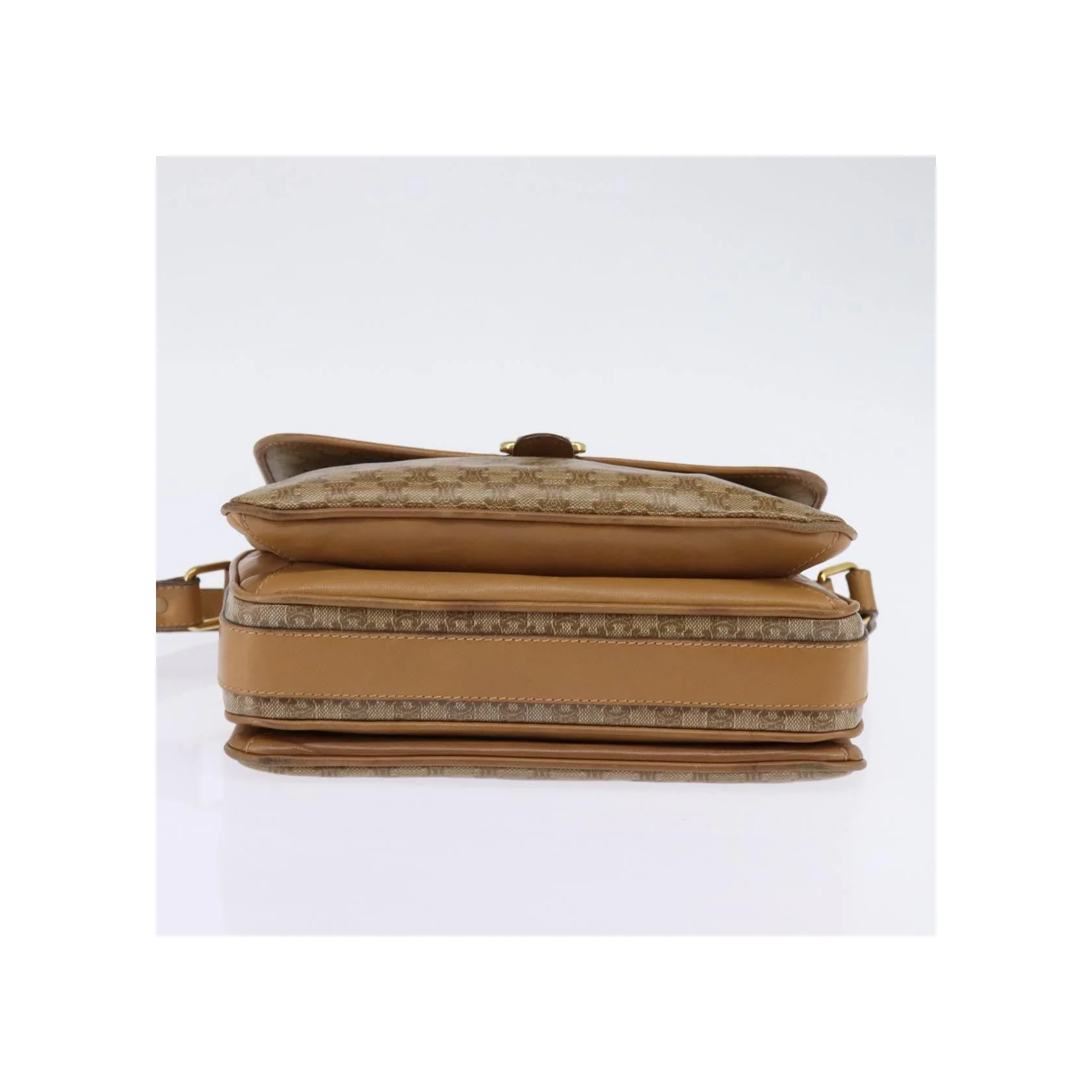 Sac À Bandoulière Celine Macadam - Beige - Image 15