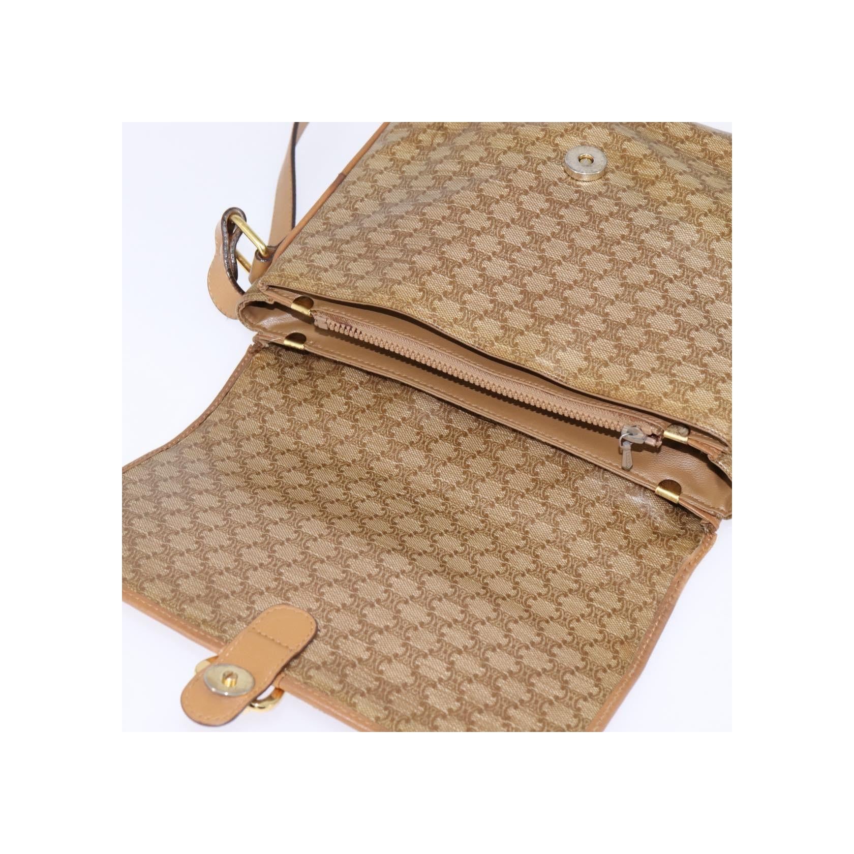 Sac À Bandoulière Celine Macadam - Beige - Image 18