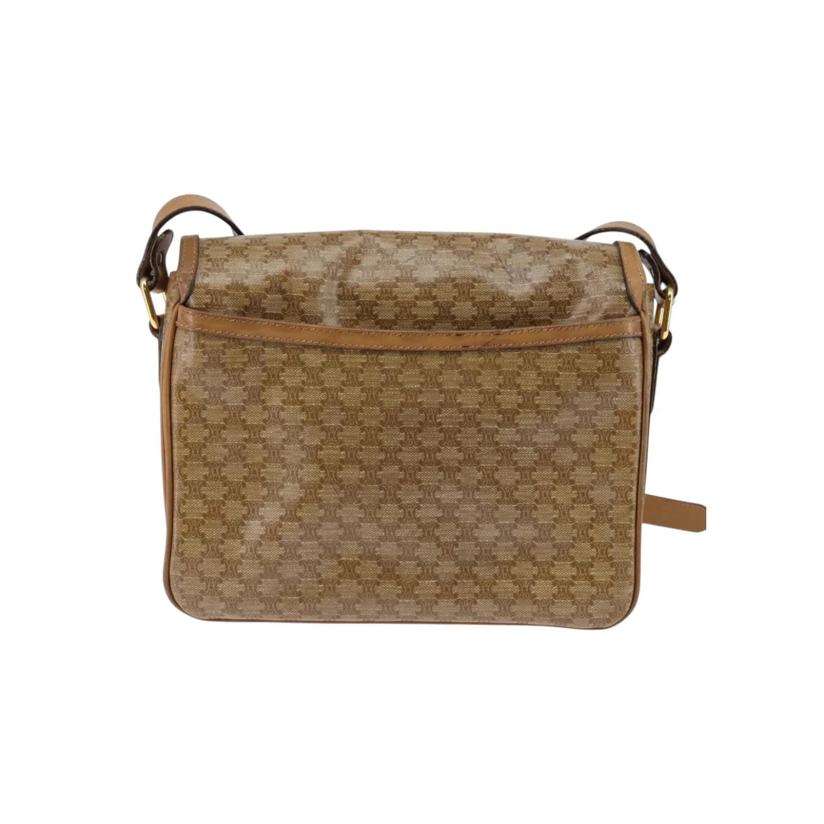 Sac À Bandoulière Celine Macadam - Beige - Image 2