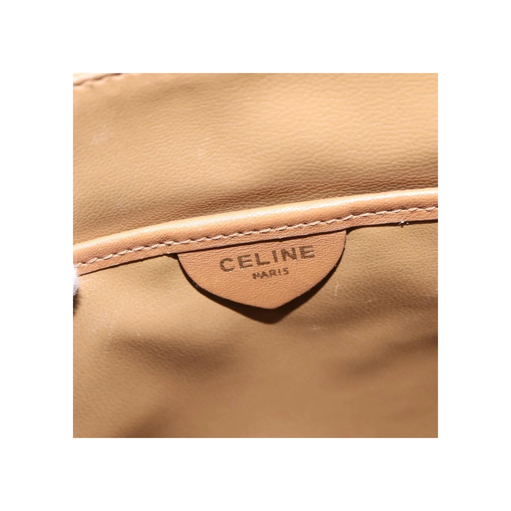 Sac À Bandoulière Celine Macadam - Beige - Image 6