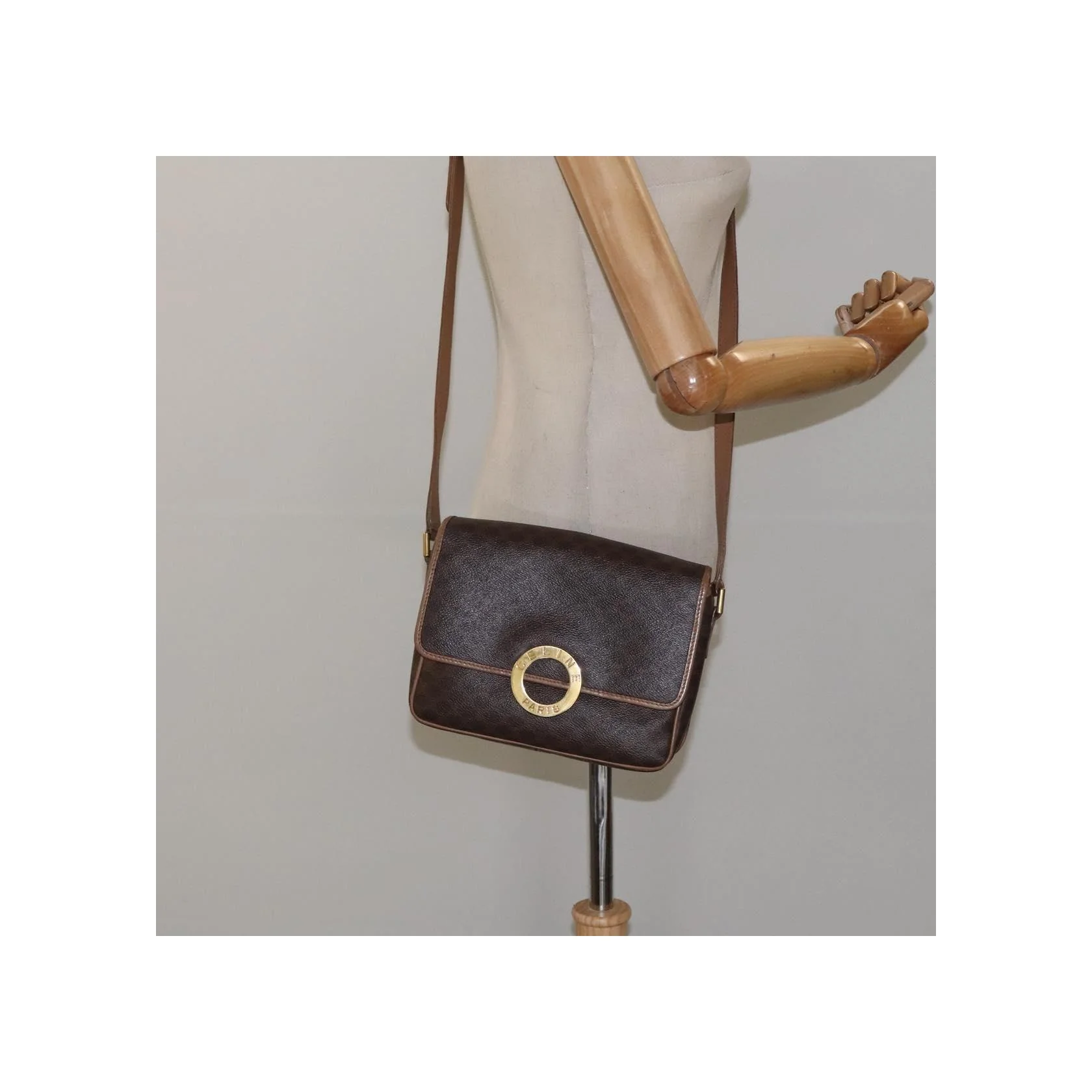 Sac À Bandoulière Celine Macadam - Brown - Image 13