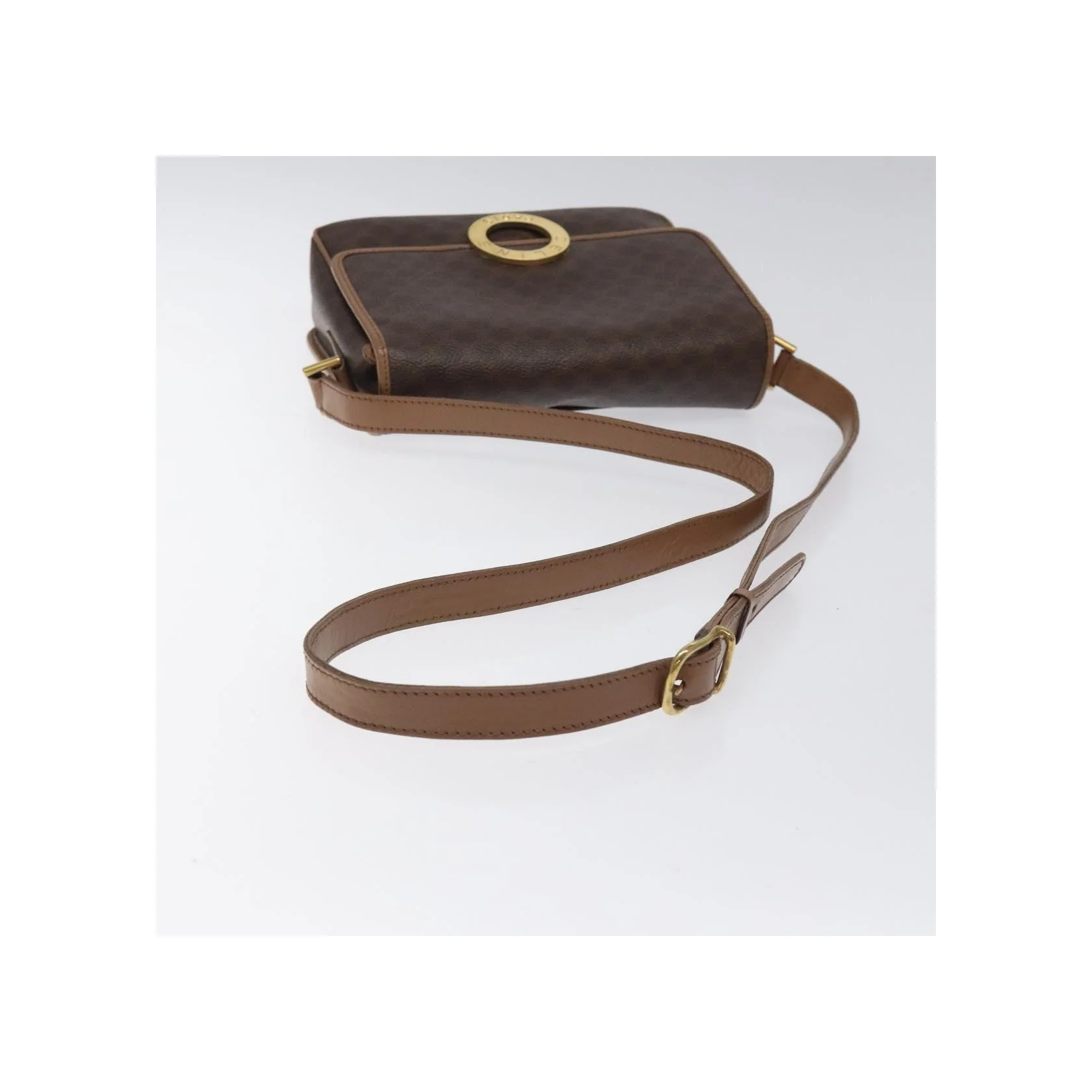 Sac À Bandoulière Celine Macadam - Brown - Image 7