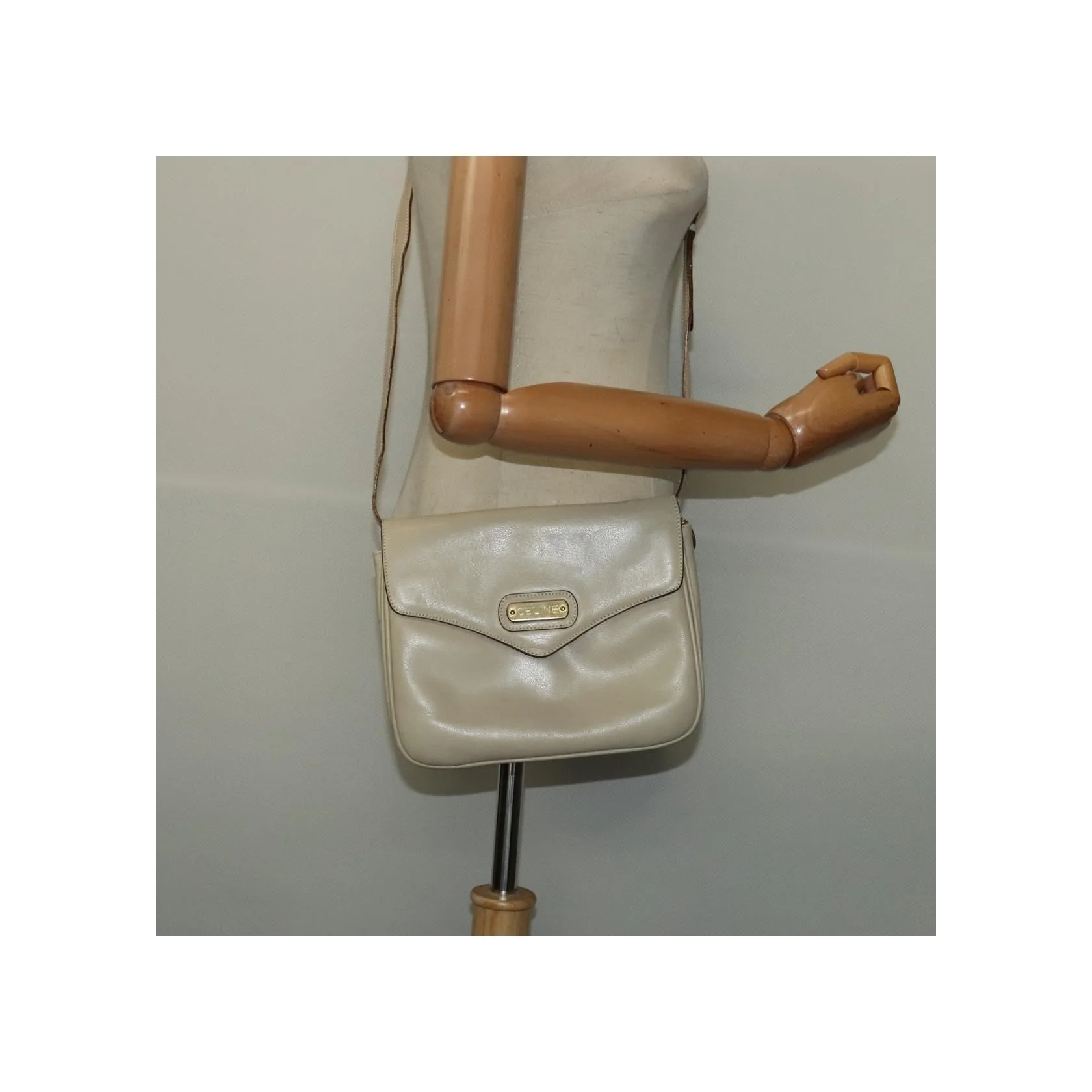 Sac À Bandoulière Celine - Beige - Image 14