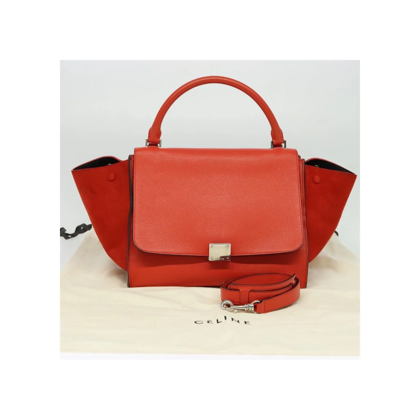 Sac Trapèze Celine - Red - Image 14