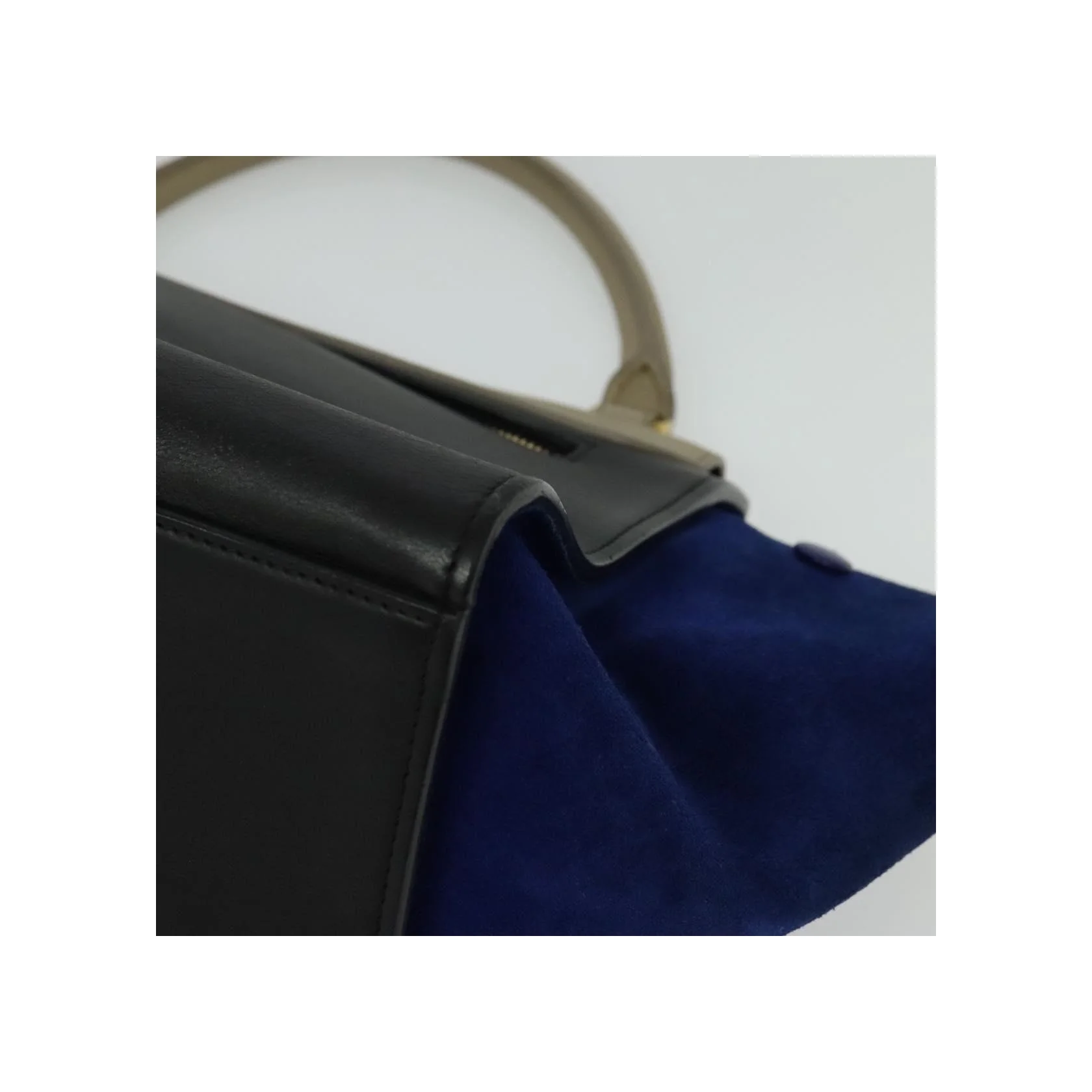 Sac Trapèze Celine Tricolore - Beige - Image 10