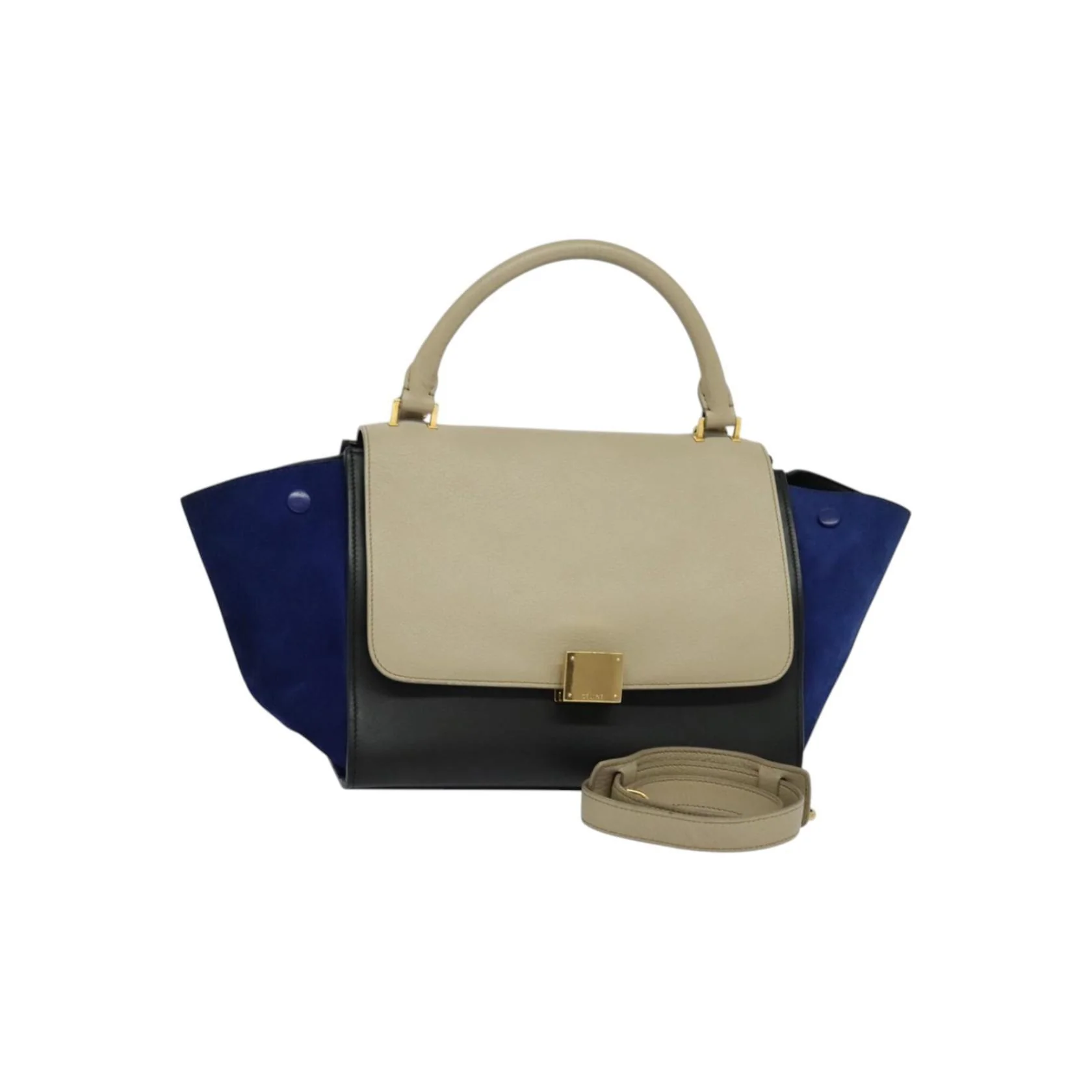 Sac Trapèze Celine Tricolore - Beige - Image 20