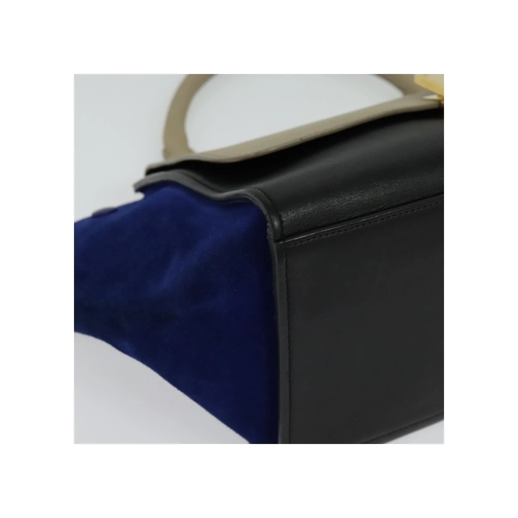 Sac Trapèze Celine Tricolore - Beige - Image 9