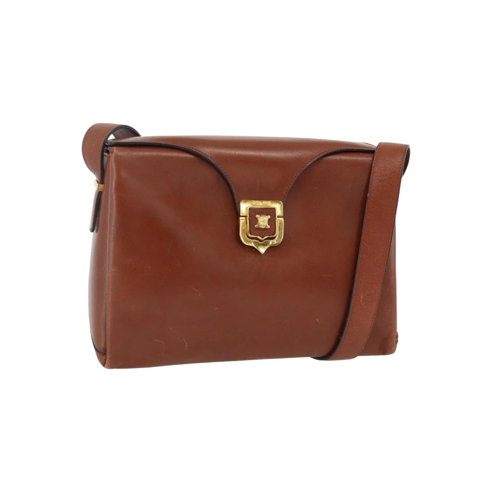 Sac À Bandoulière Celine Triomphe - Brown - Image 14