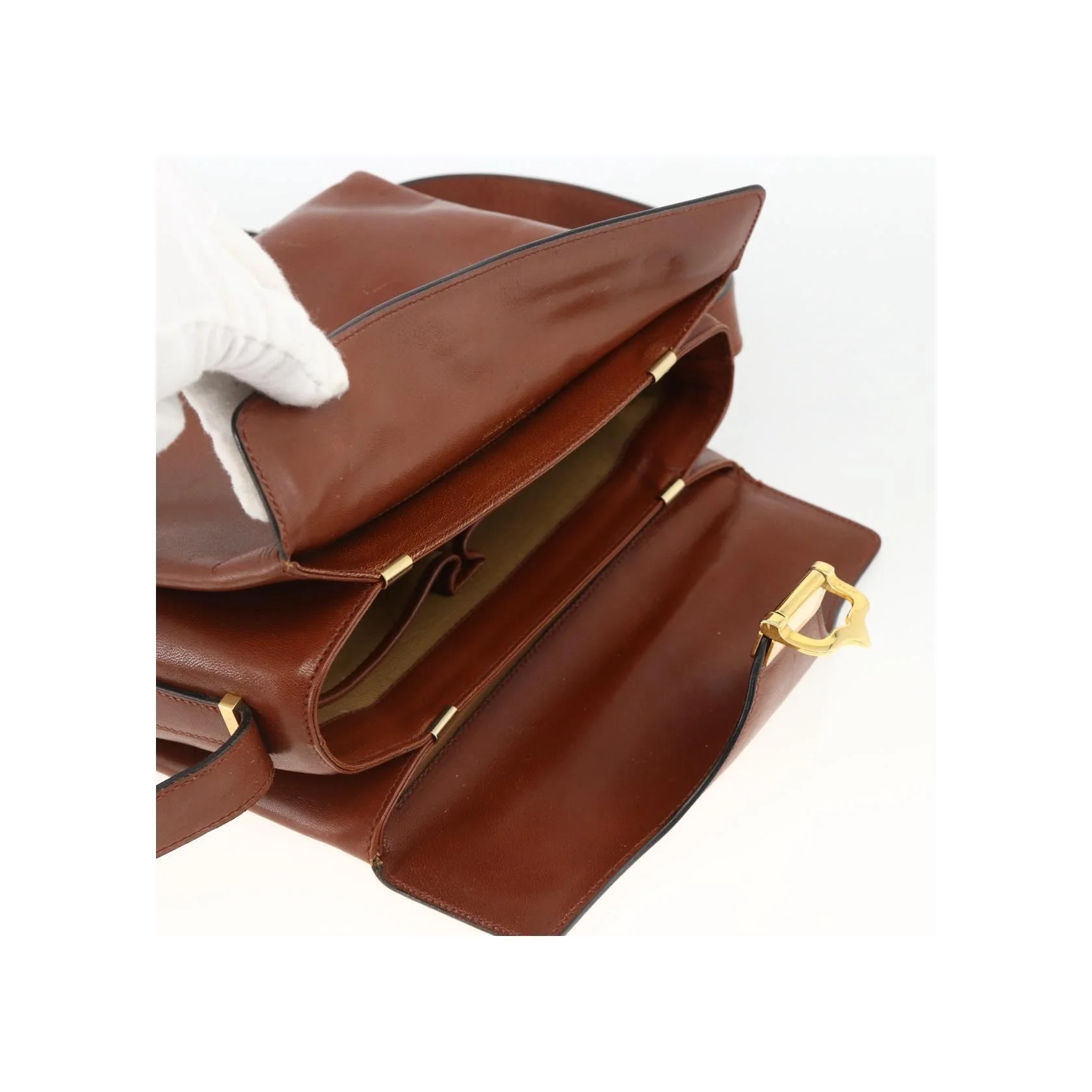 Sac À Bandoulière Celine Triomphe - Brown - Image 17