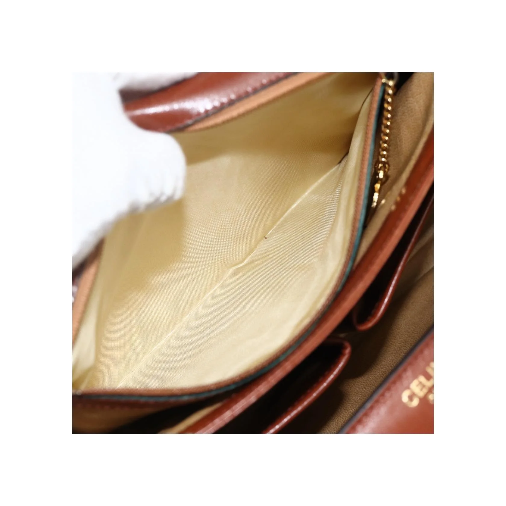 Sac À Bandoulière Celine Triomphe - Brown - Image 23