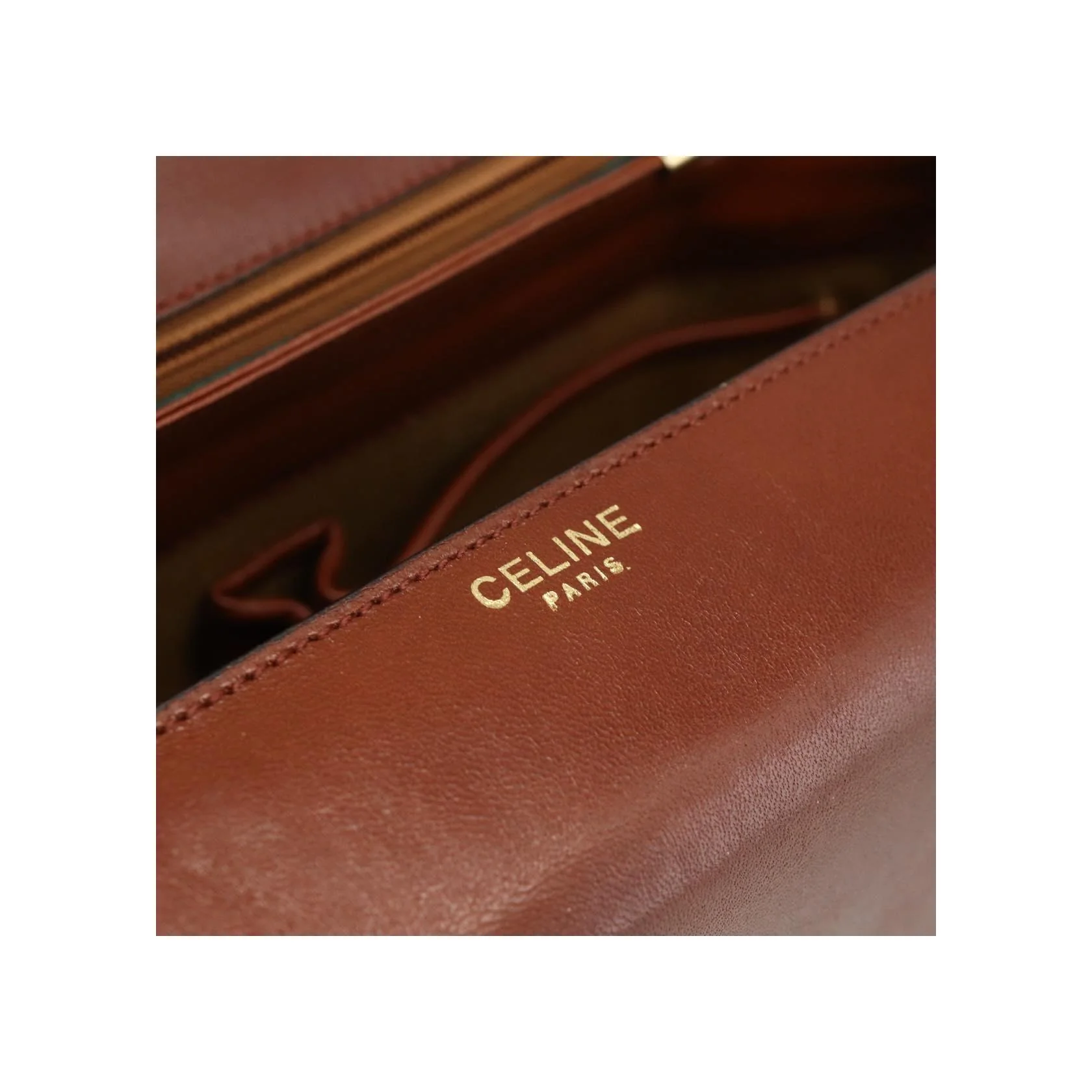 Sac À Bandoulière Celine Triomphe - Brown - Image 6