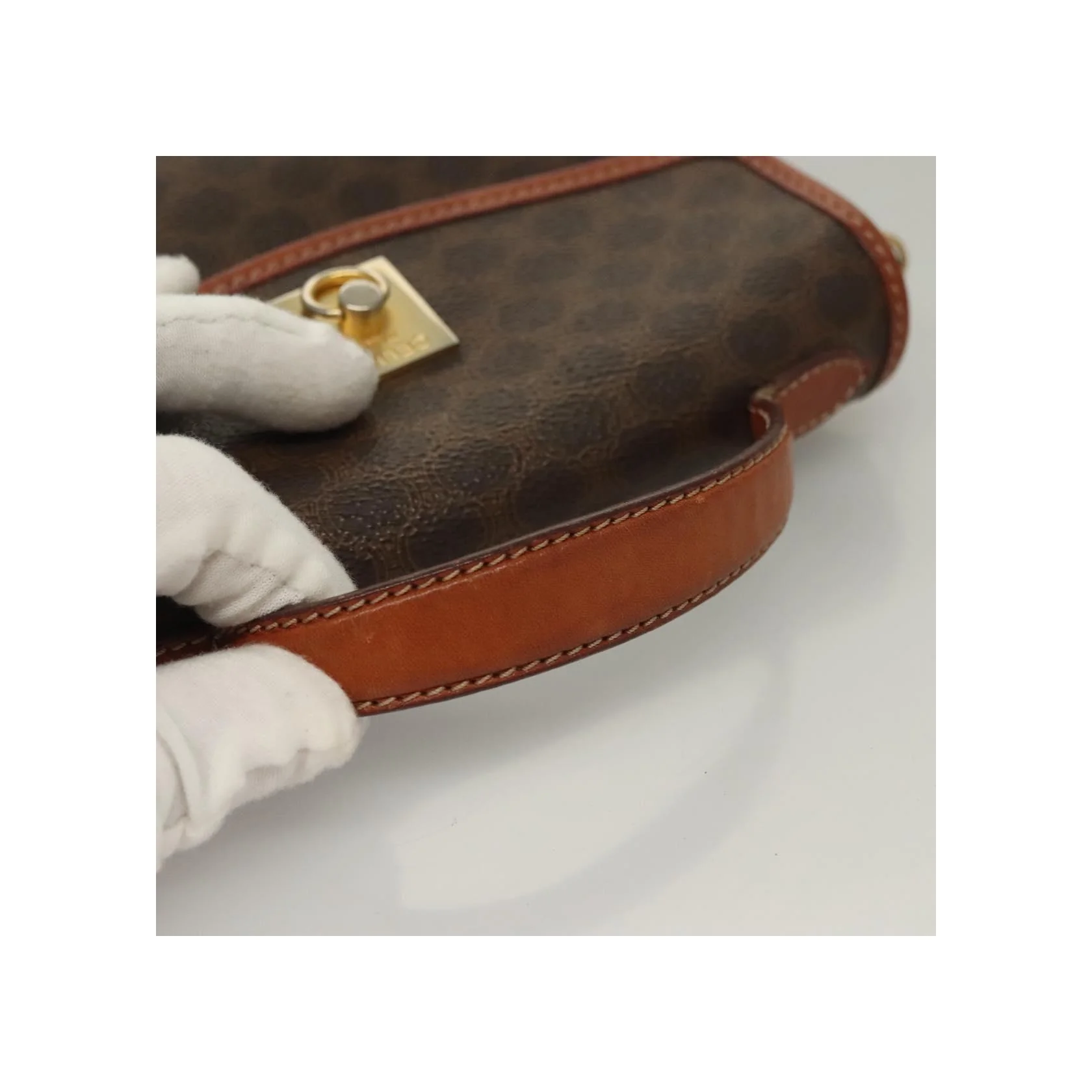 Sac À Main Celine Triomphe Vintage - Brown - Image 15