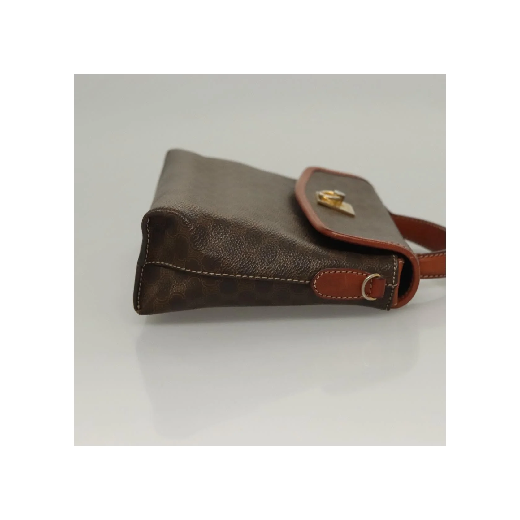 Sac À Main Celine Triomphe Vintage - Brown - Image 3
