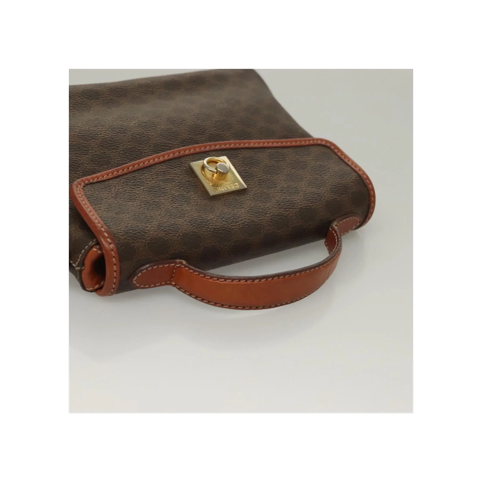 Sac À Main Celine Triomphe Vintage - Brown - Image 7