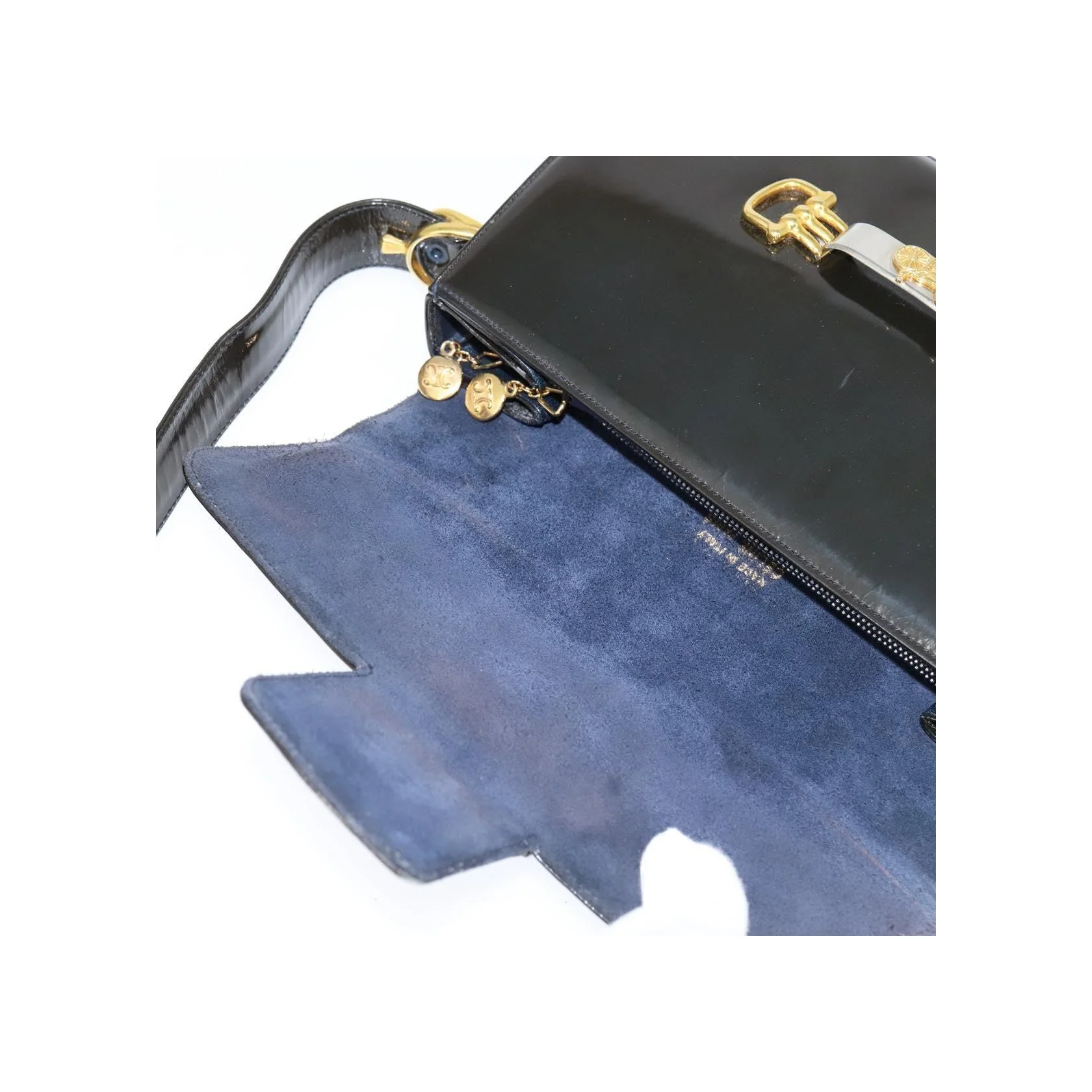 Pochette À Rabat Celine Vintage Carriage - Black - Image 16