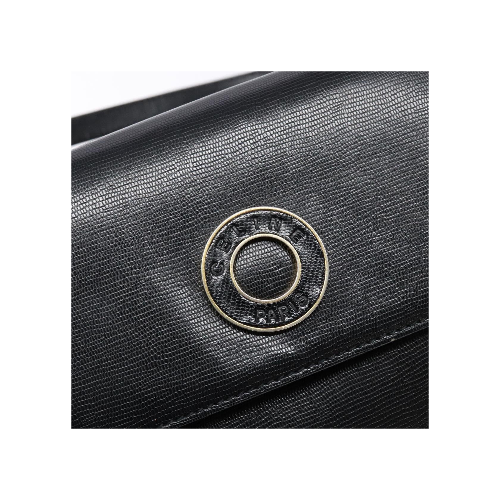Sac Porté Croisé Celine Vintage Circle Logo - Black - Image 12