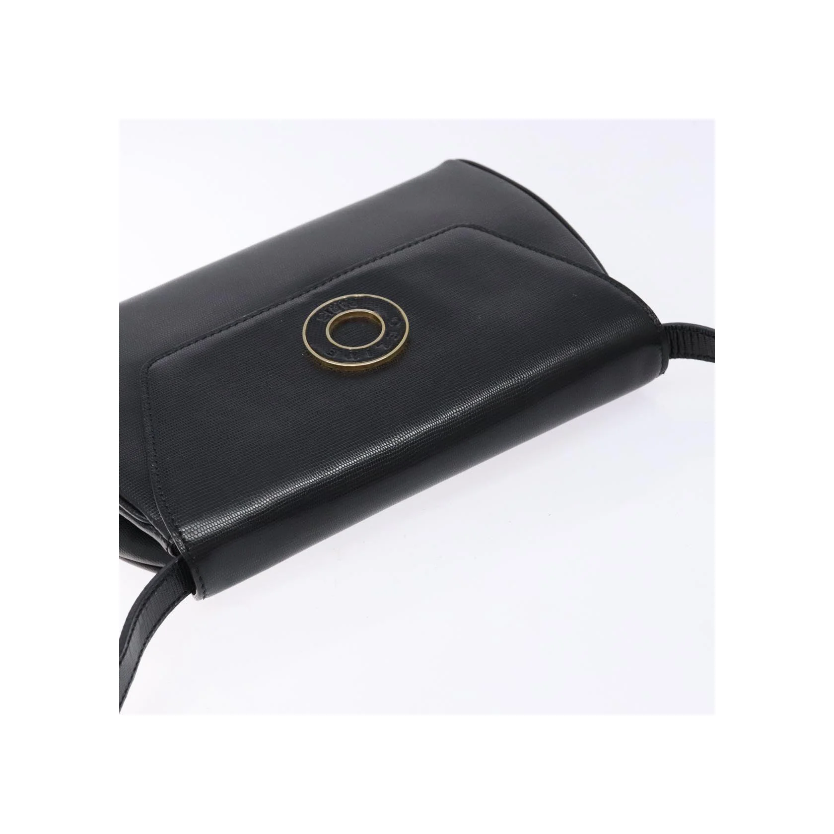 Sac Porté Croisé Celine Vintage Circle Logo - Black - Image 14