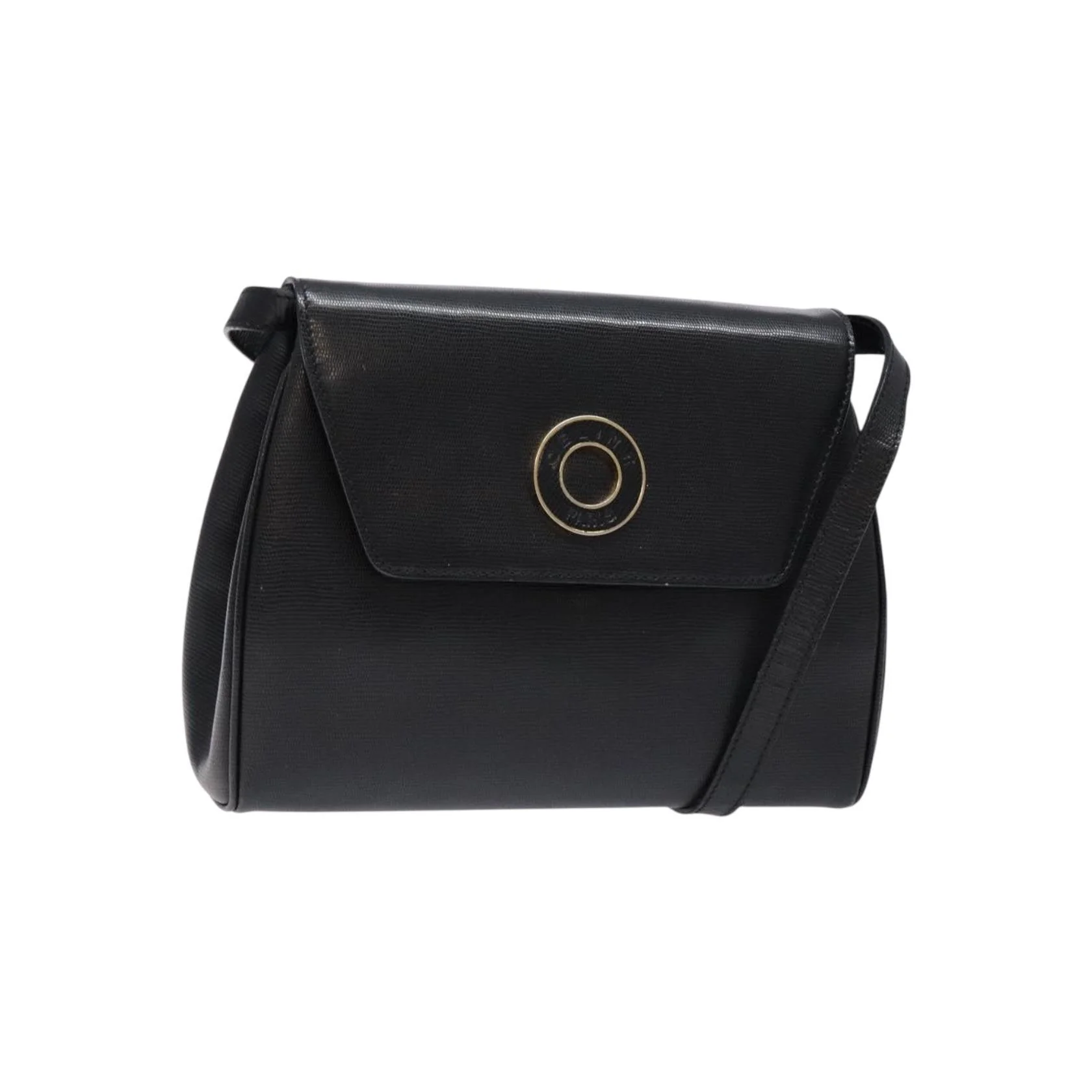 Sac Porté Croisé Celine Vintage Circle Logo - Black - Image 21